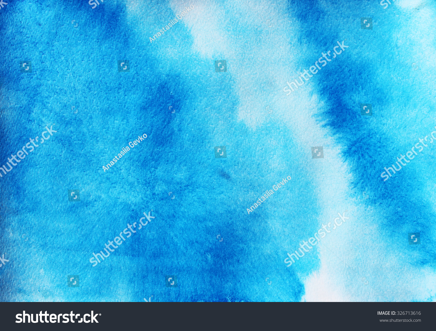 Abstract Watercolor Background Blue Color Ink Stock Illustration ...