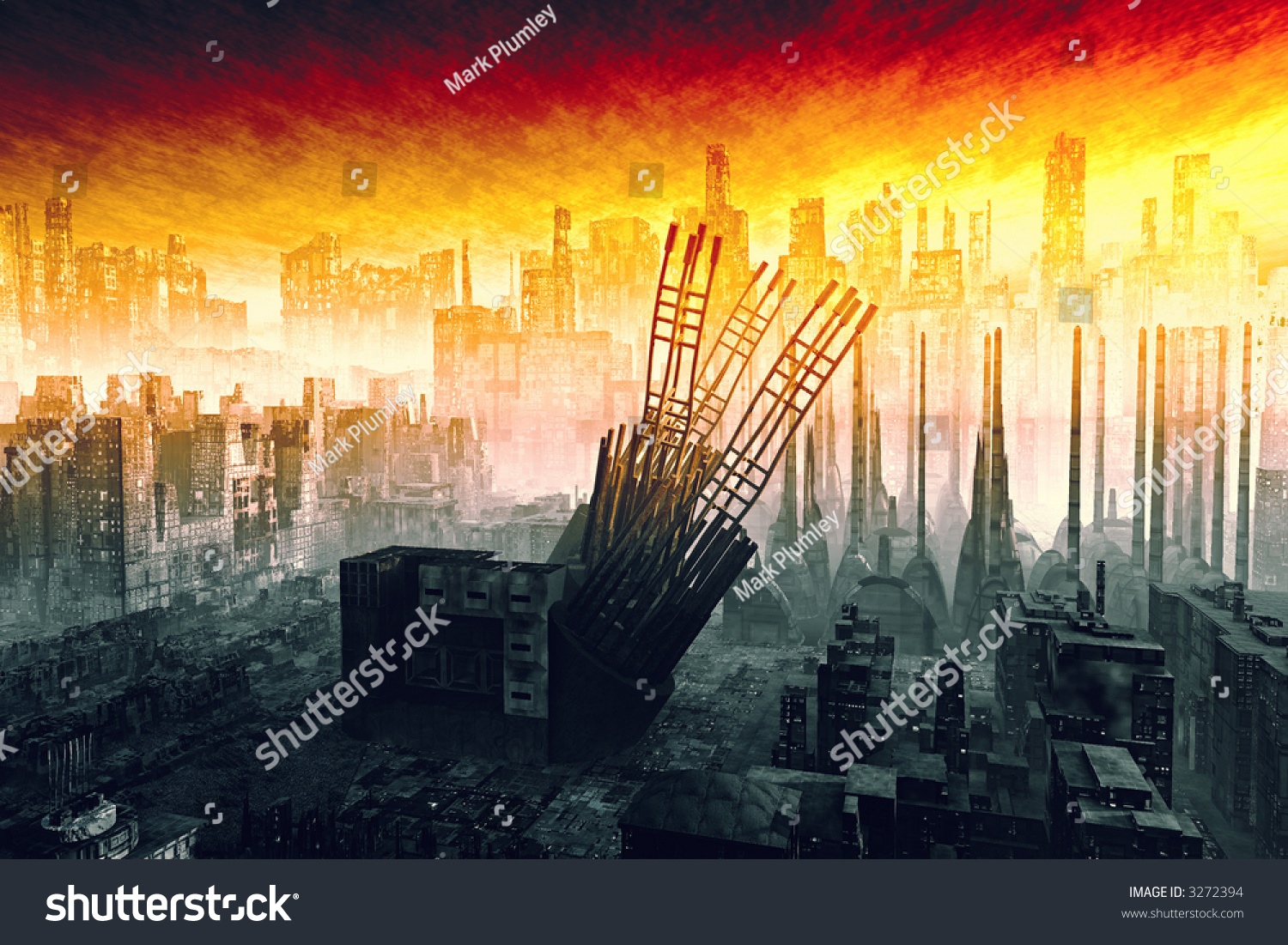 Armageddon Type Scene After War Natural Stock Photo 3272394 | Shutterstock