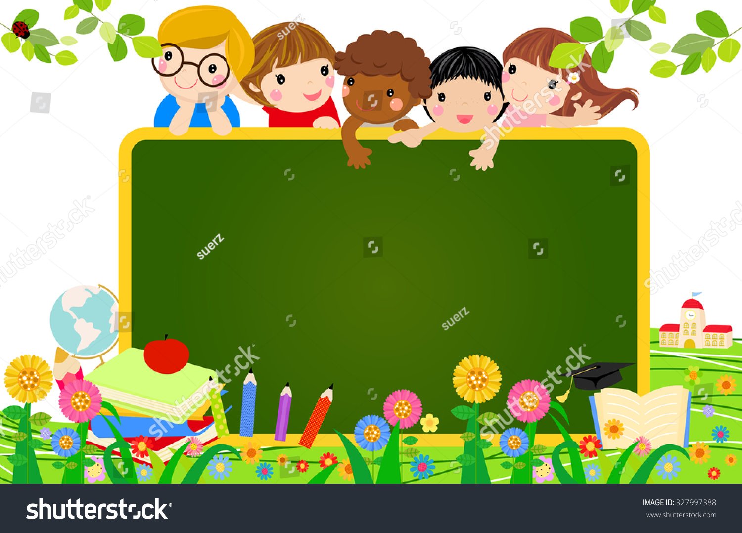 Kids Banner Stock Vector (Royalty Free) 327997388 | Shutterstock