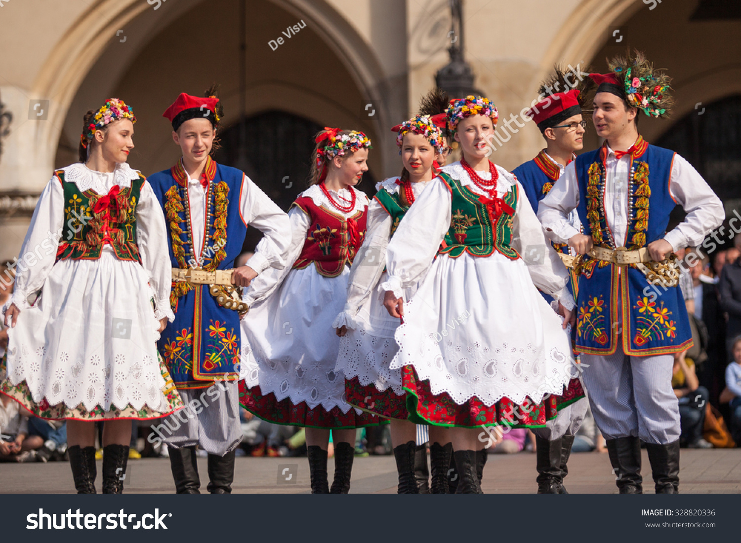 Krakow Poland May 3 2015 Polish Stock Photo 328820336 