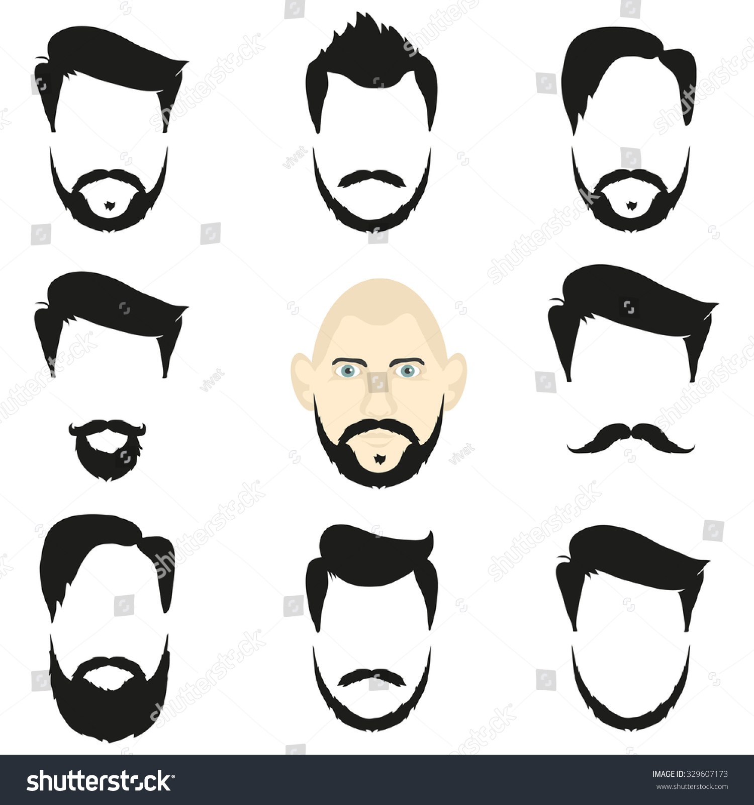 Популярные контуры бороды