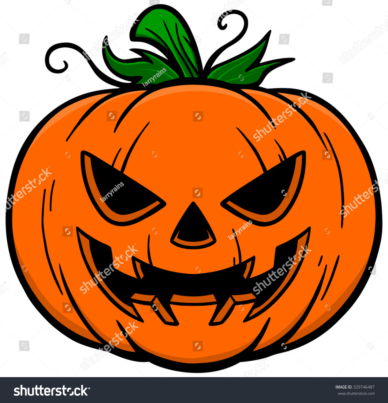 Jackolantern Stock Vector (Royalty Free) 329746487 | Shutterstock