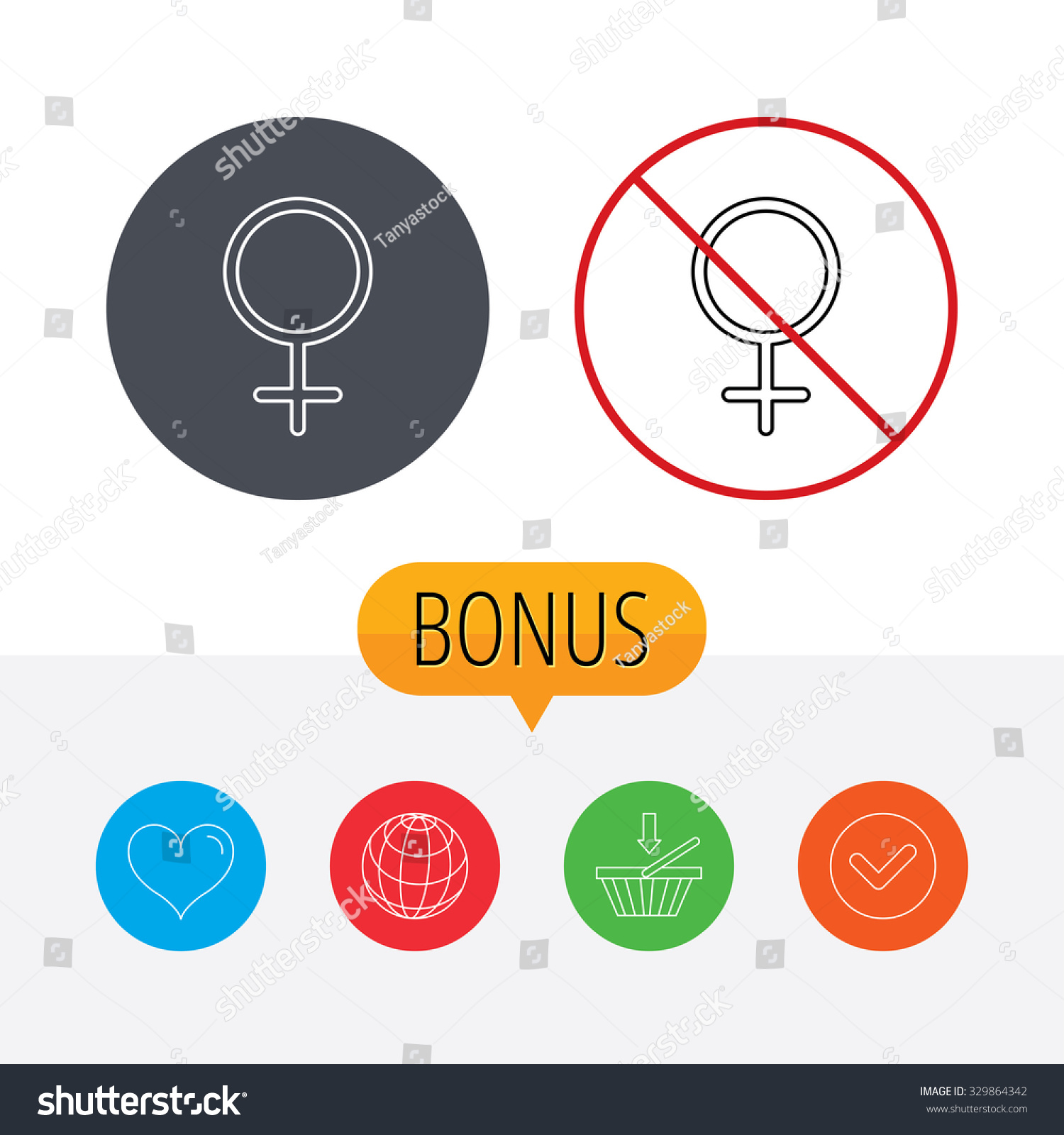 Female Icon Women Sex Sign Shopping Stock Vector Royalty Free 329864342 Shutterstock 1645