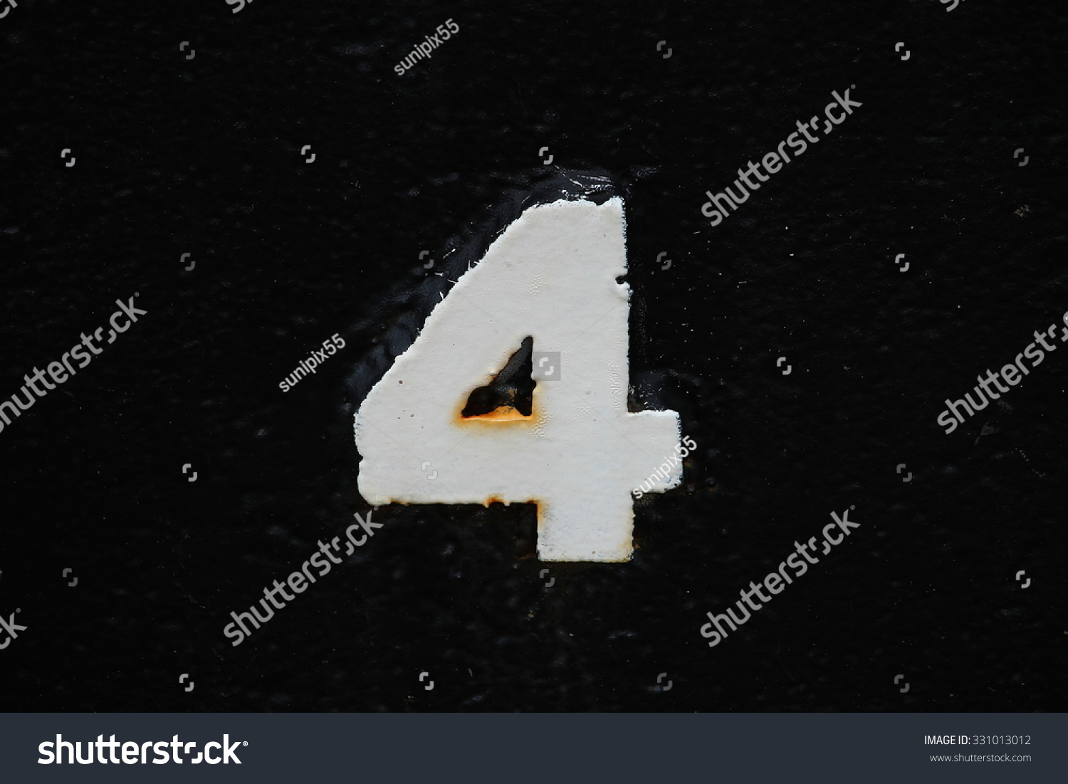 Number Background Black Number Stock Photo 331013012 | Shutterstock