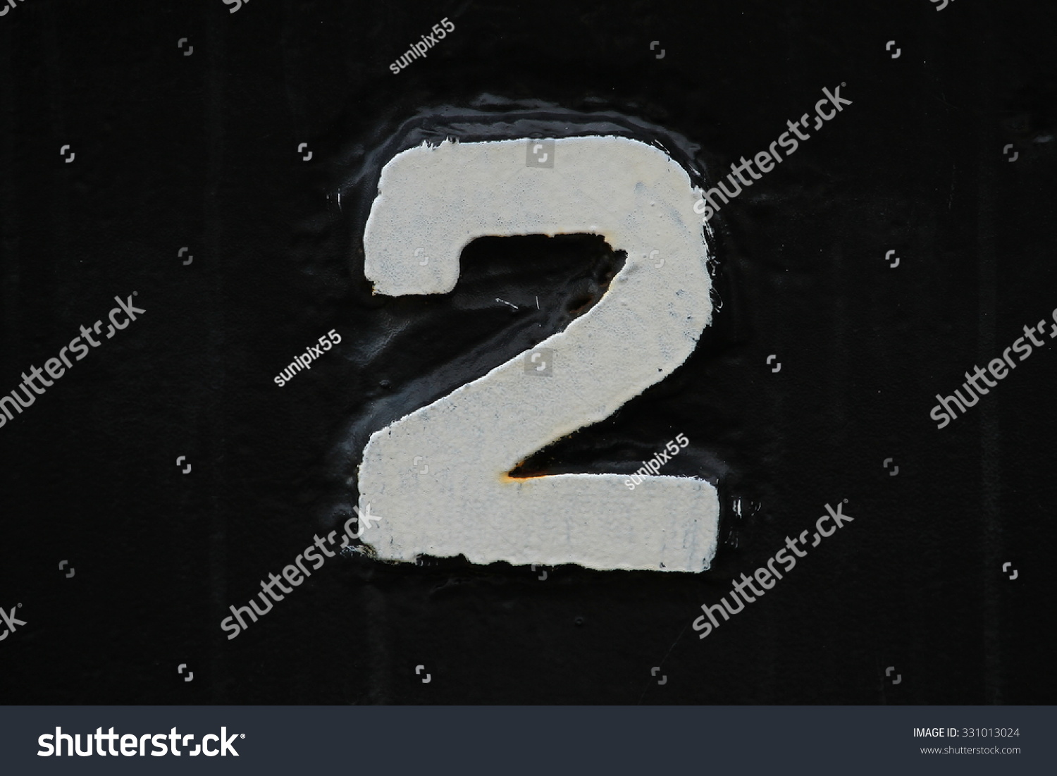 Number Background Black Number Stock Photo 331013024 