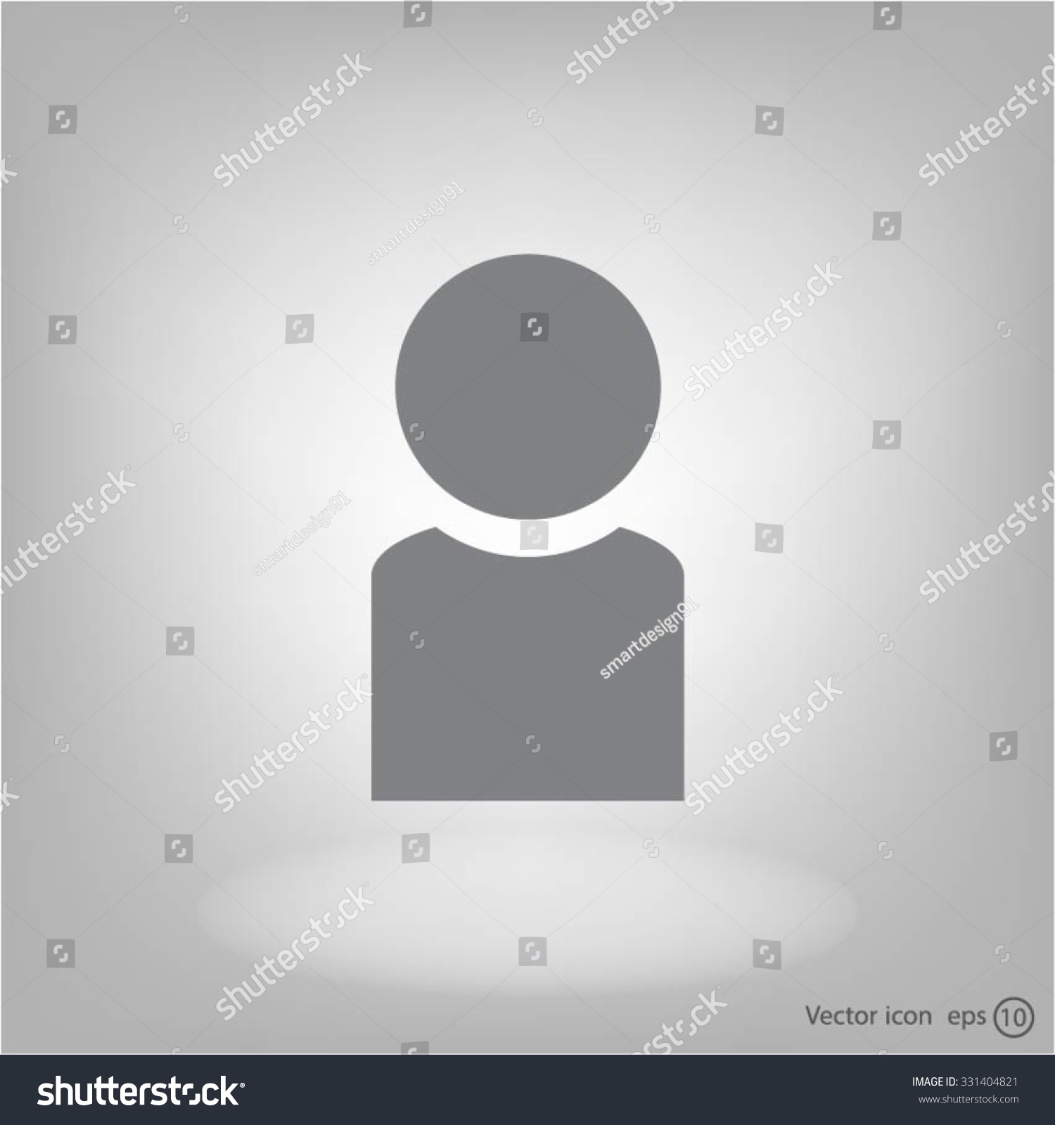 Male Avatar Profile Picture Vector Illustration Stock Vector (Royalty