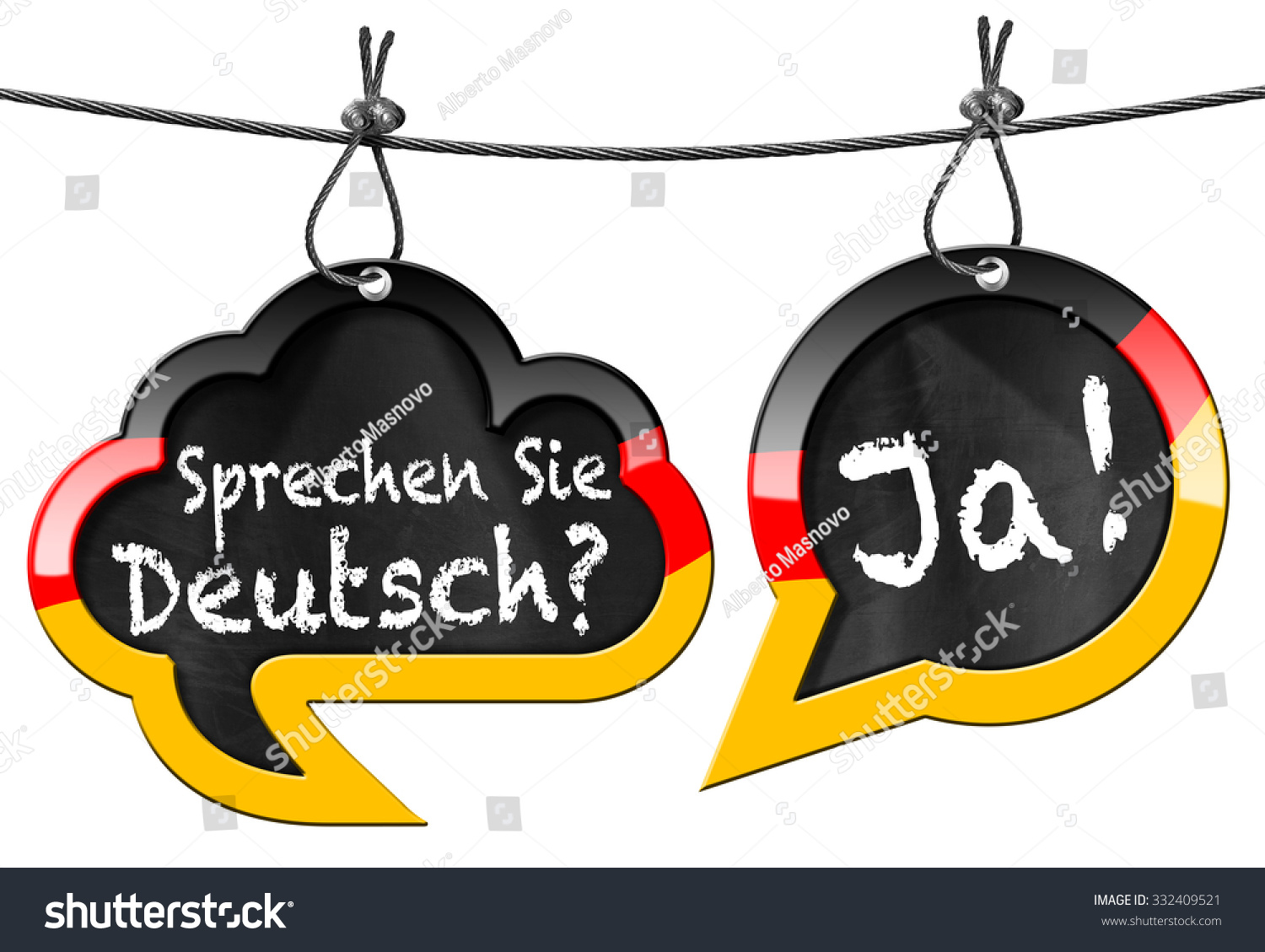 Sprechen Sie Deutsch - Speech Bubbles 스톡 일러스트 332409521 | Shutterstock