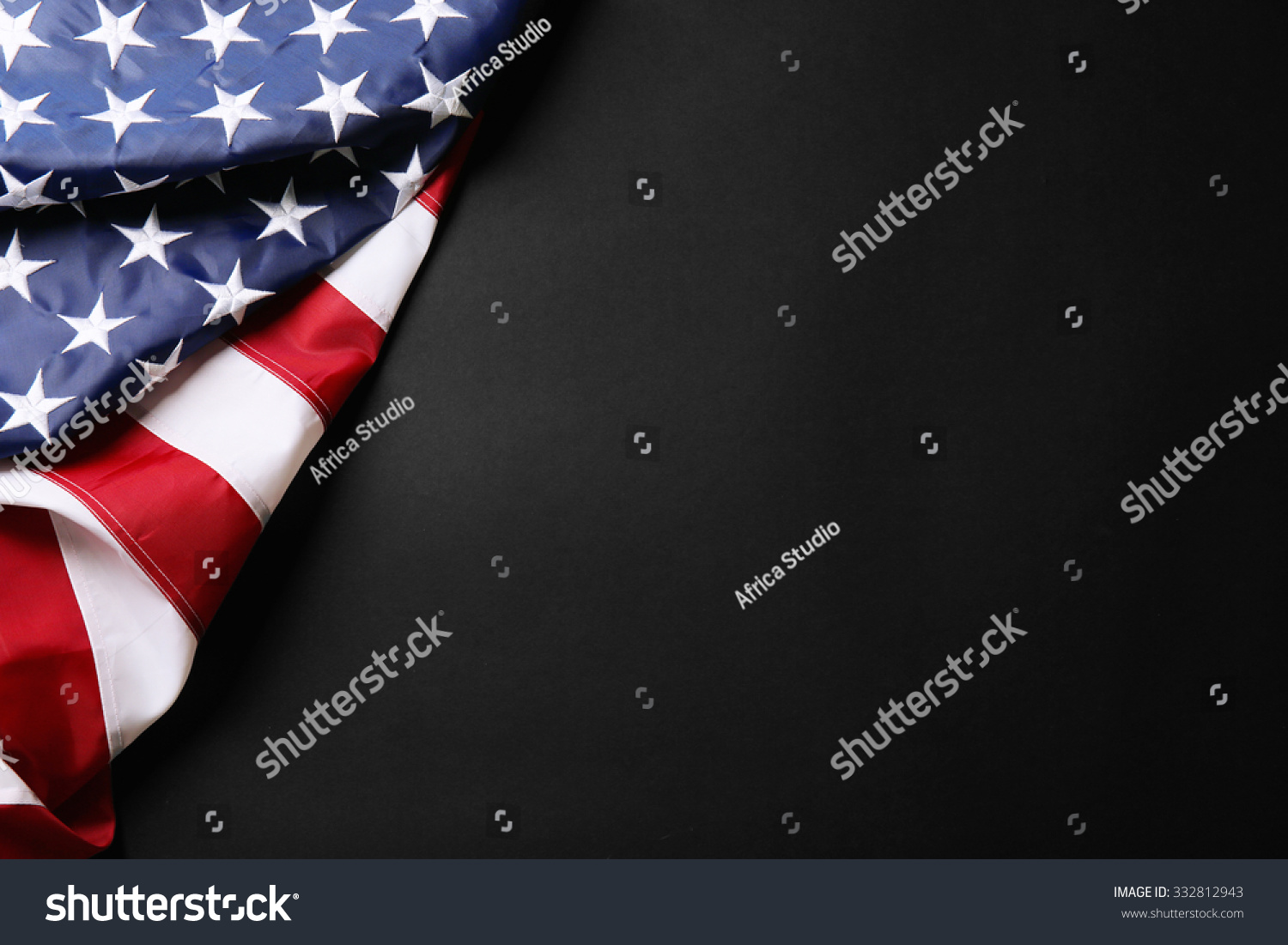 American Flag On Dark Background Stock Photo 332812943 | Shutterstock