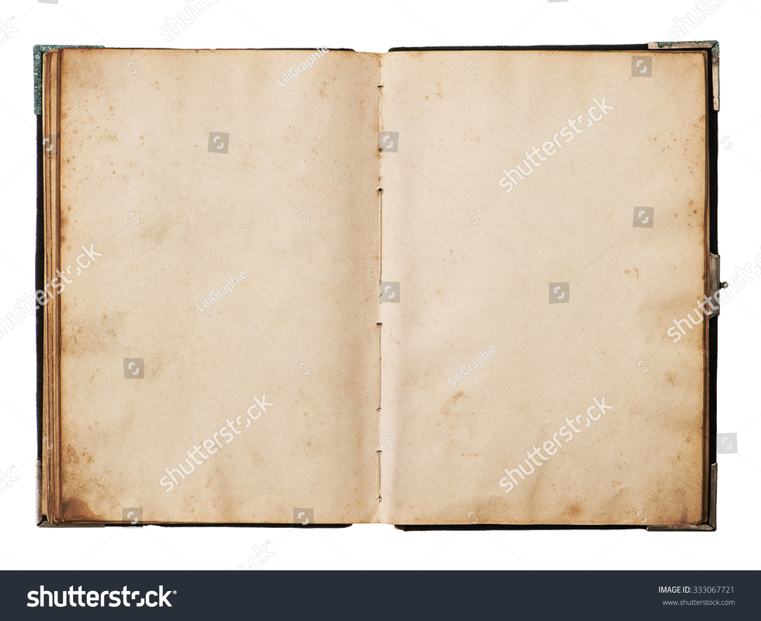 Old Book Open Isolated On White Stock Photo 333067721 | Shutterstock