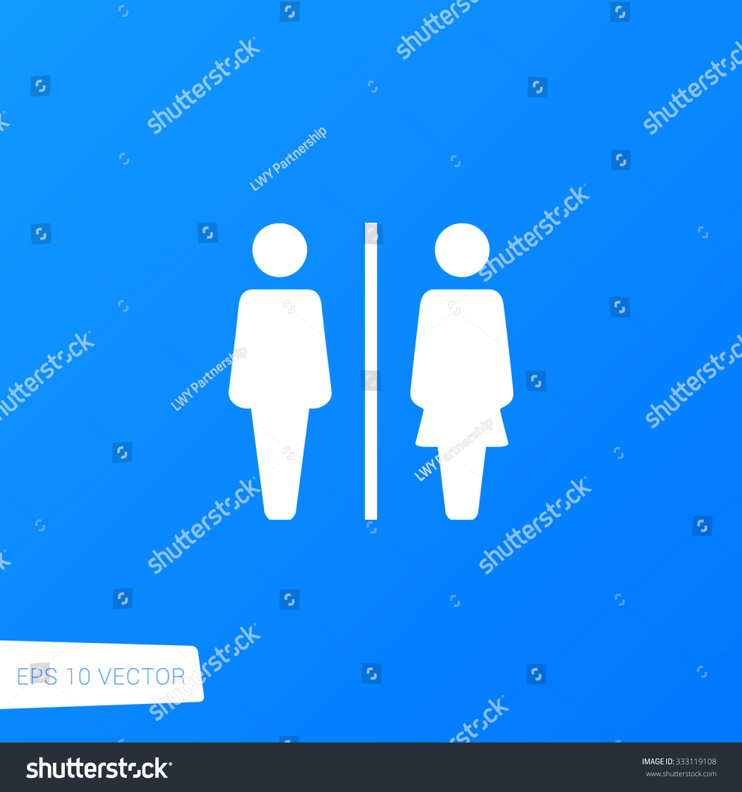 Restroom Sign Stock Vector (royalty Free) 333119108 