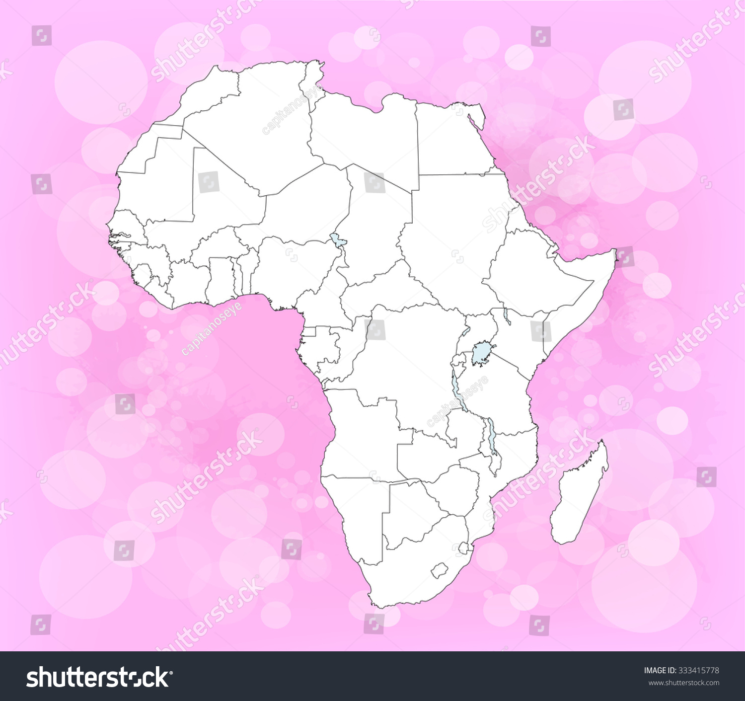 Map Africa Background Vector Illustration Vector De Stock Libre De Regalías 333415778 2414