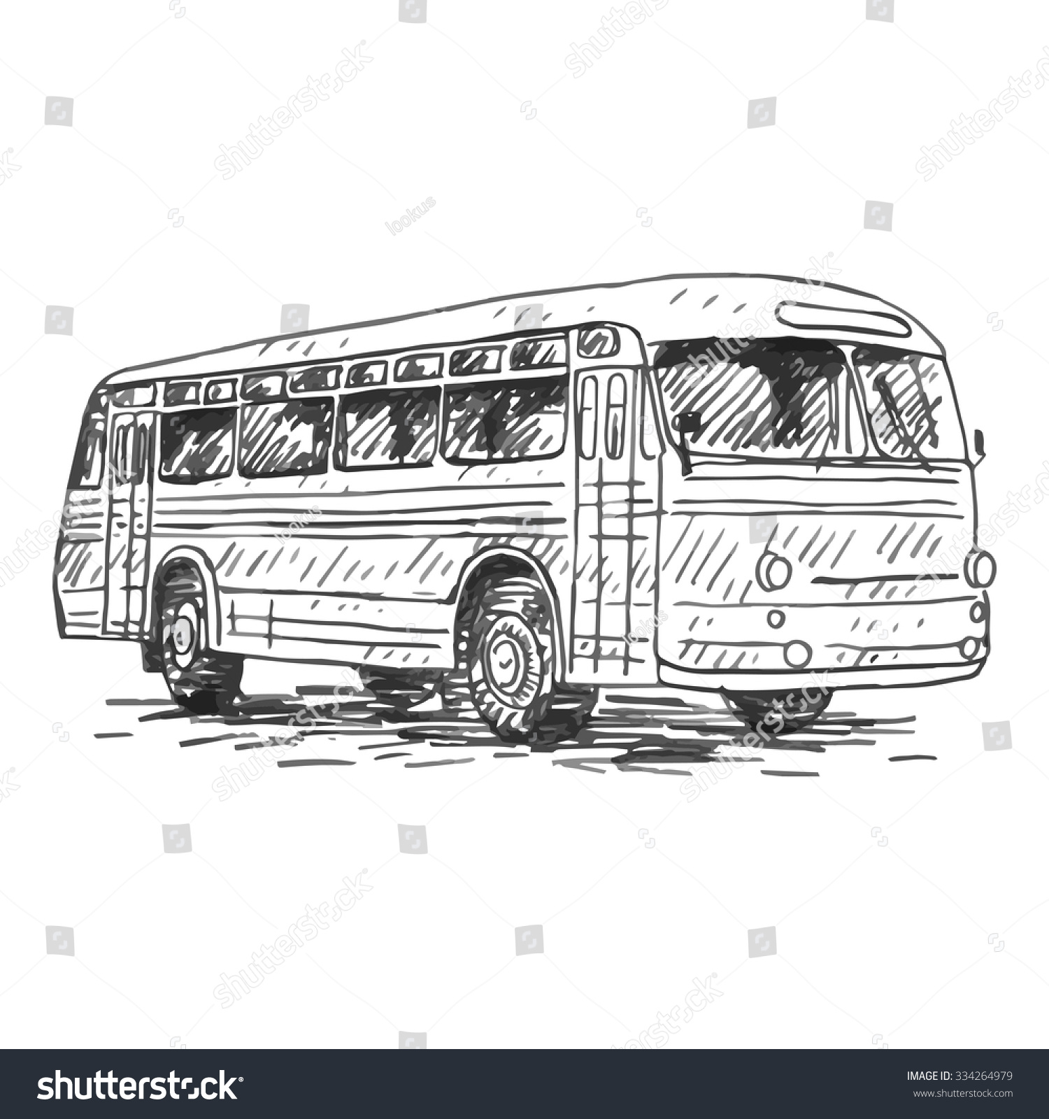 Наброски в автобусе