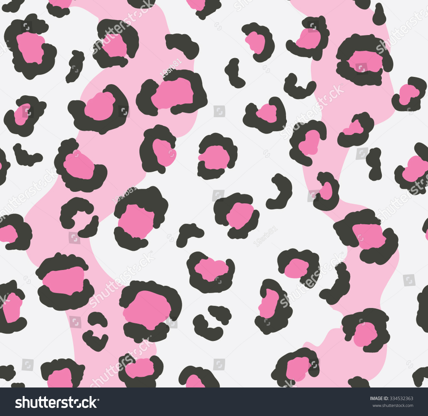 Leopard Skin Texture Seamless Pattern Stock Vector (Royalty Free ...