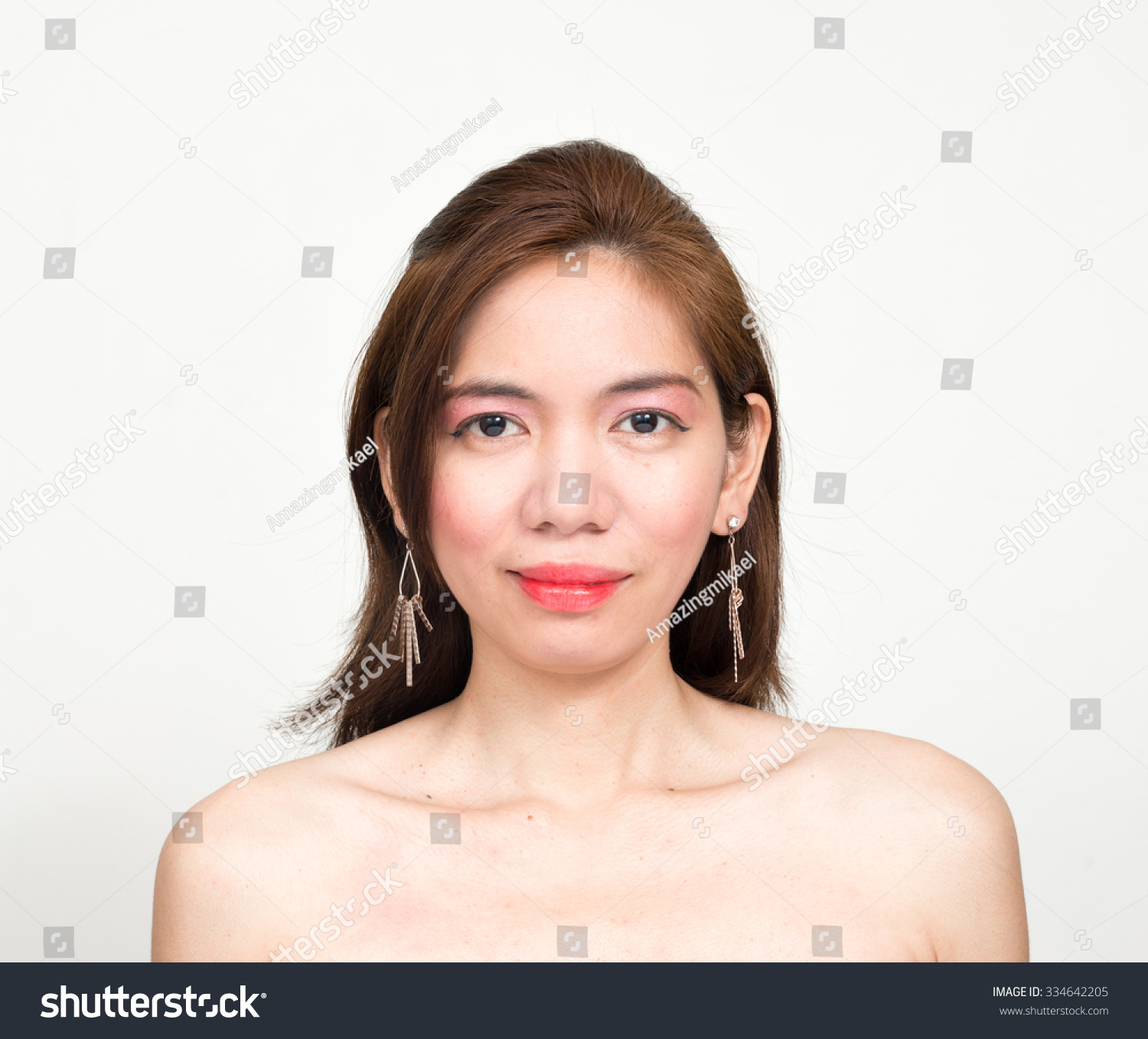 Naked Asian Woman Foto De Stock Shutterstock