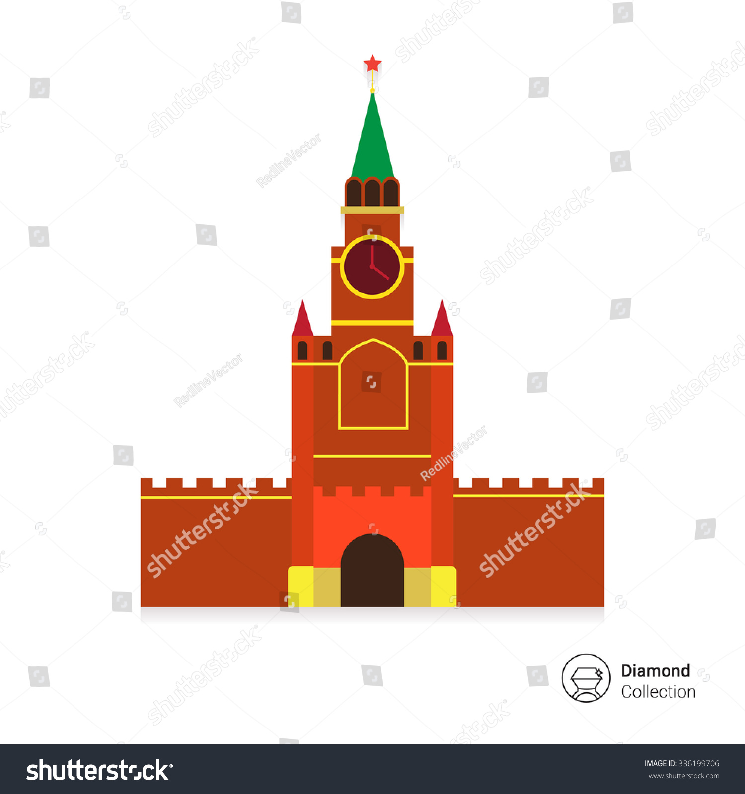 Кремлевская стена аппликация