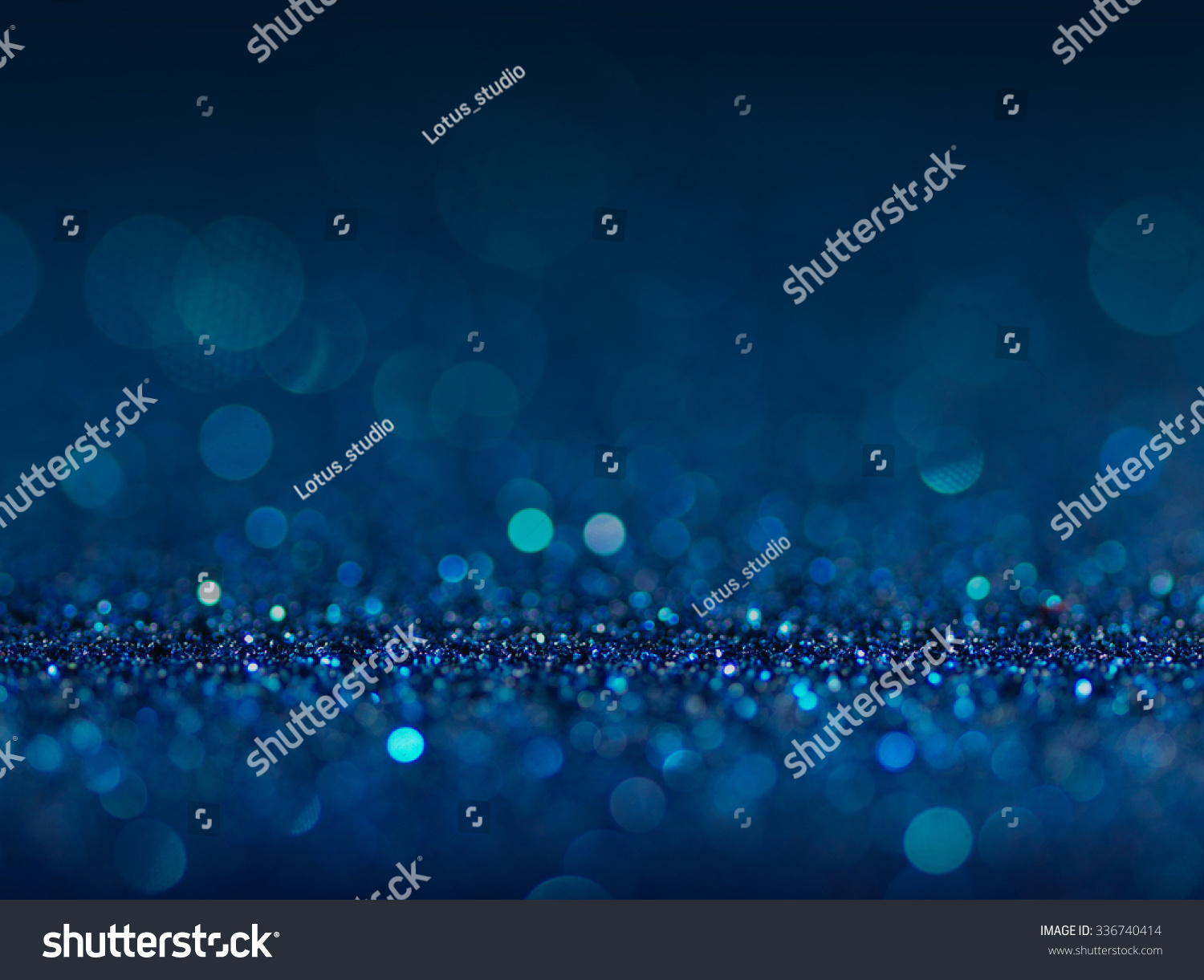 Defocused Abstract Blue Lights Background Bokeh Stock Photo 336740414 ...