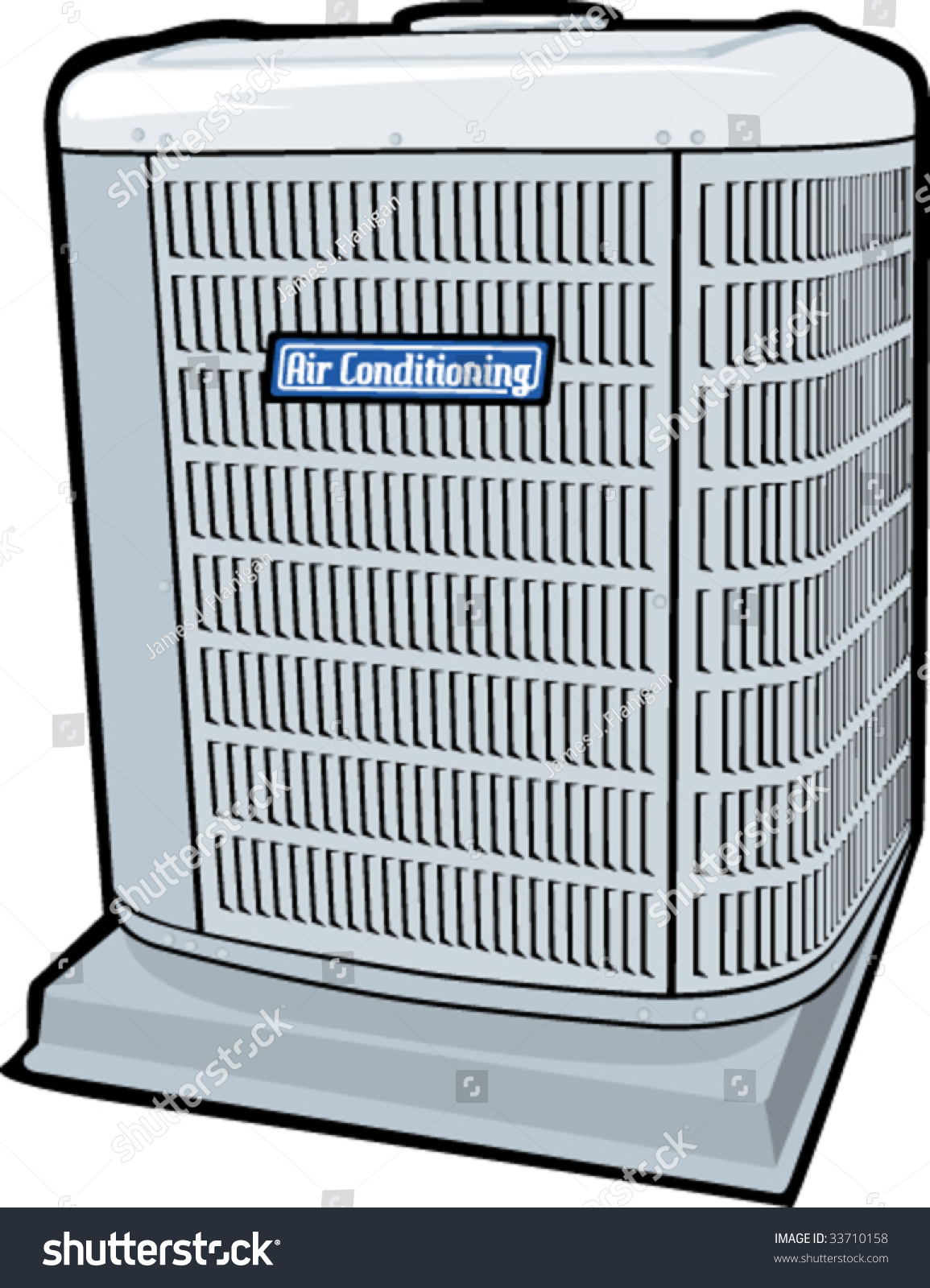 Vector Air Conditioning Unit Stock Vector Royalty Free Shutterstock