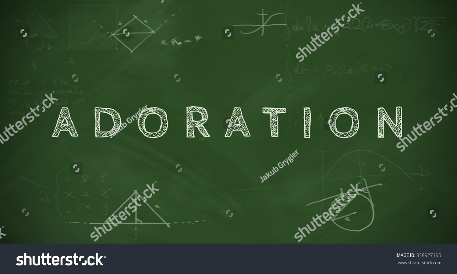 Adoration Word Stock Illustration 338927195 | Shutterstock