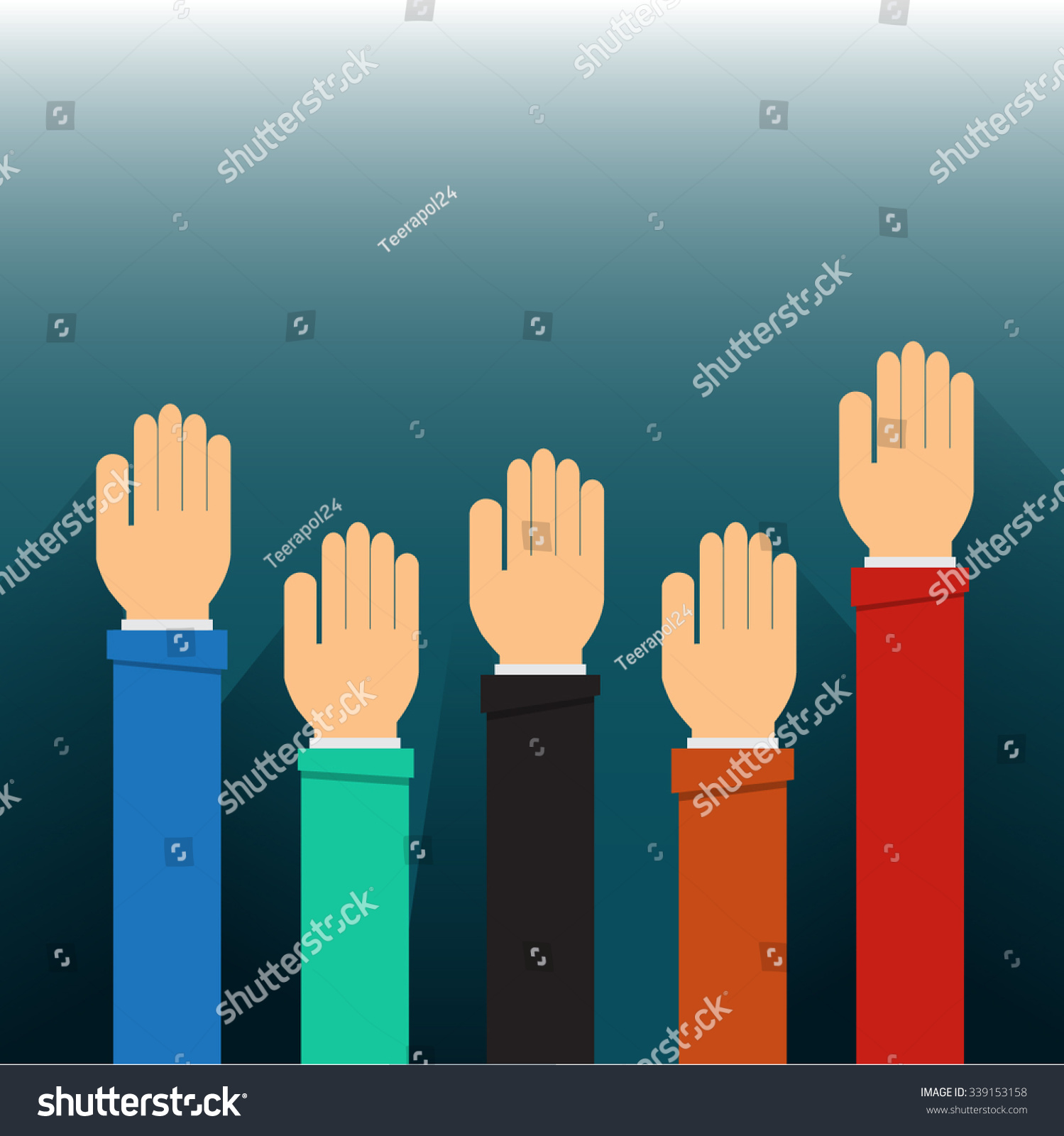 Vote Vector Illustration Stock Vector (Royalty Free) 339153158 ...