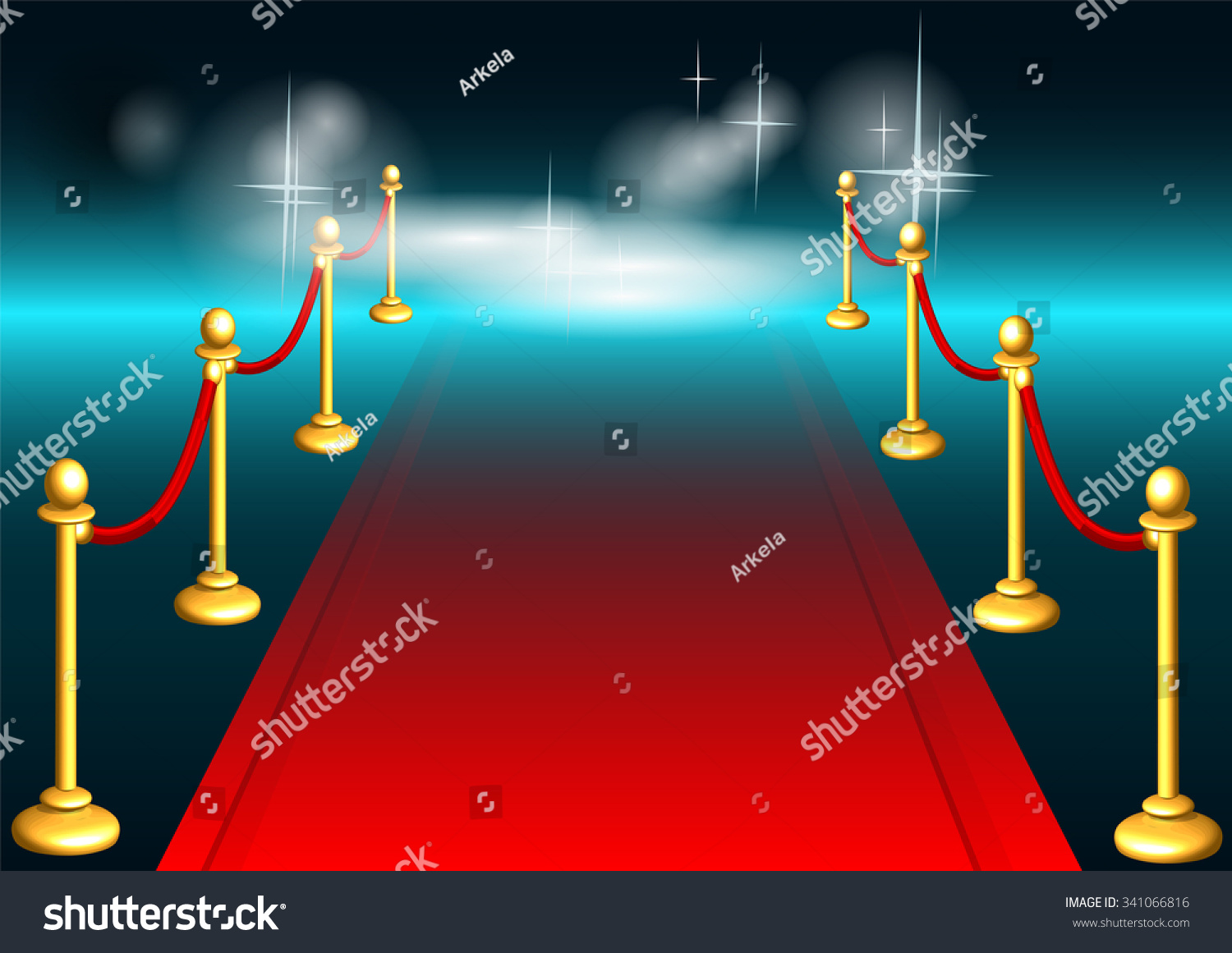 Red Carpet Light Stock Vector (Royalty Free) 341066816 | Shutterstock