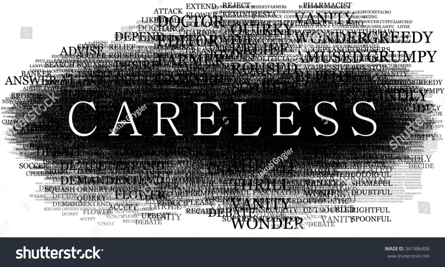 Careless Word Stock Illustration 341986406 | Shutterstock