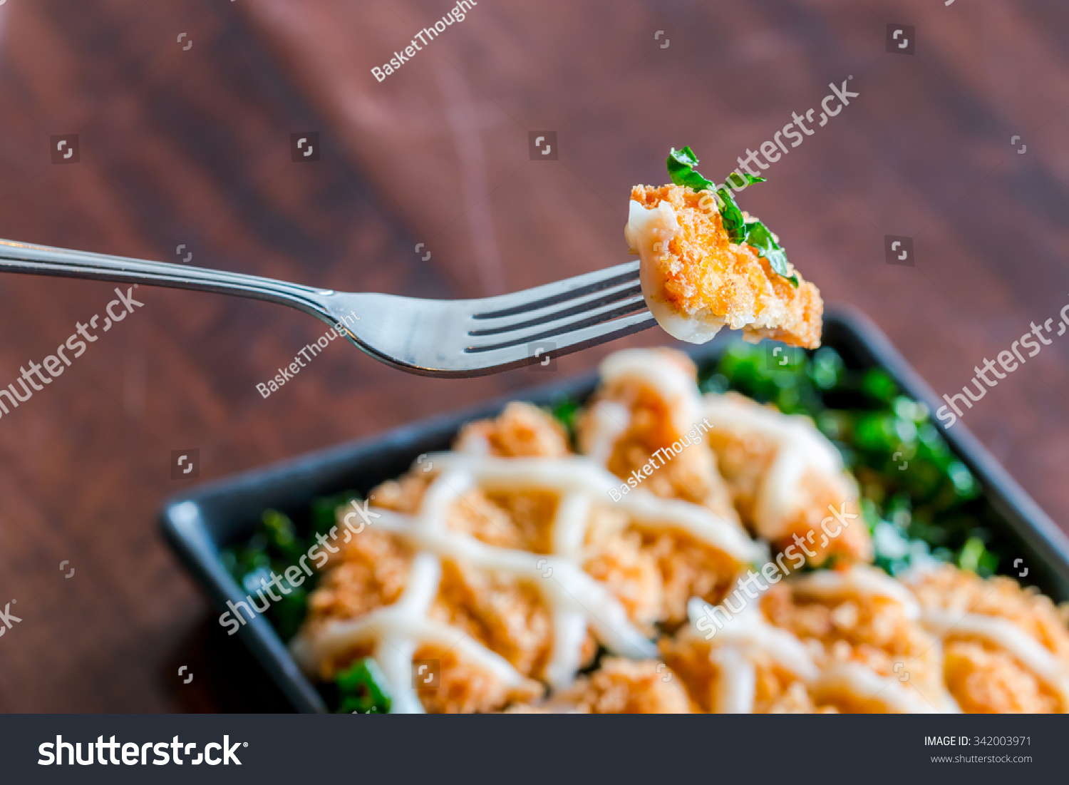 Deep Fried Breaded Chicken Stock Photo 342003971 | Shutterstock