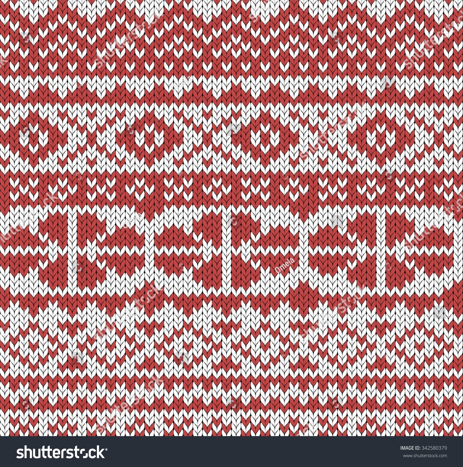 Knitted Seamless Yarn Swatch Stylized Nordic Stock Vector (Royalty Free ...
