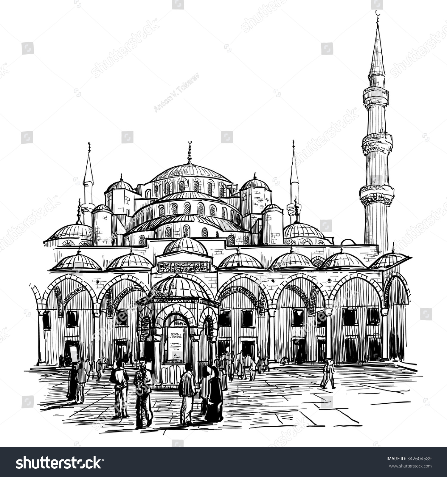 Мечеть Ortakoy Стамбул чертежи