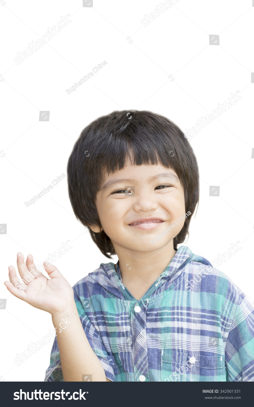 Asian Thai Little Boy Open Palm Stock Photo 342901331 | Shutterstock