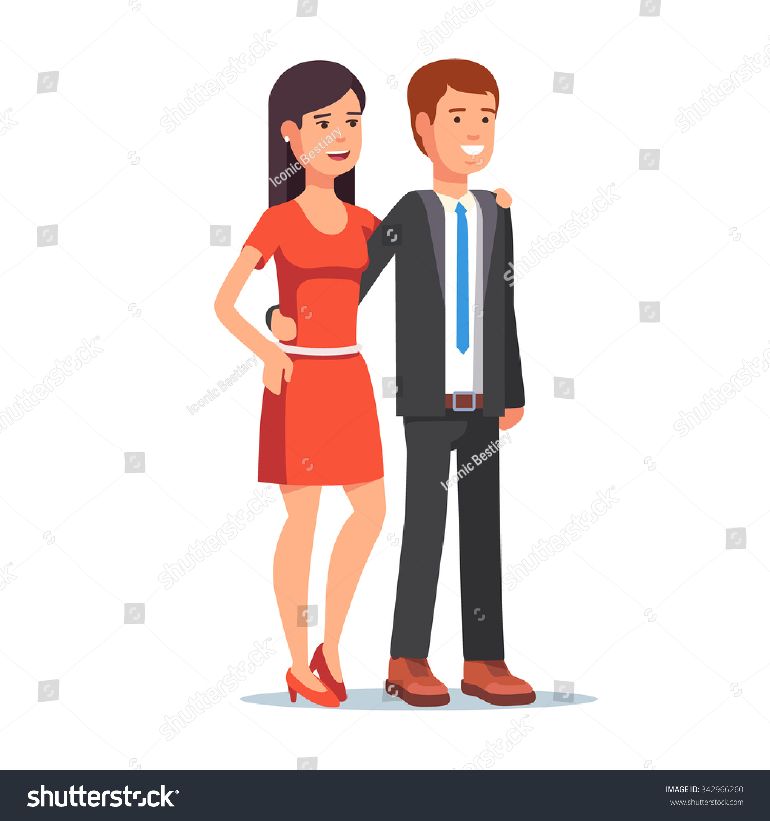 1,656 Young Couple Formal Stock Vectors, Images & Vector Art 