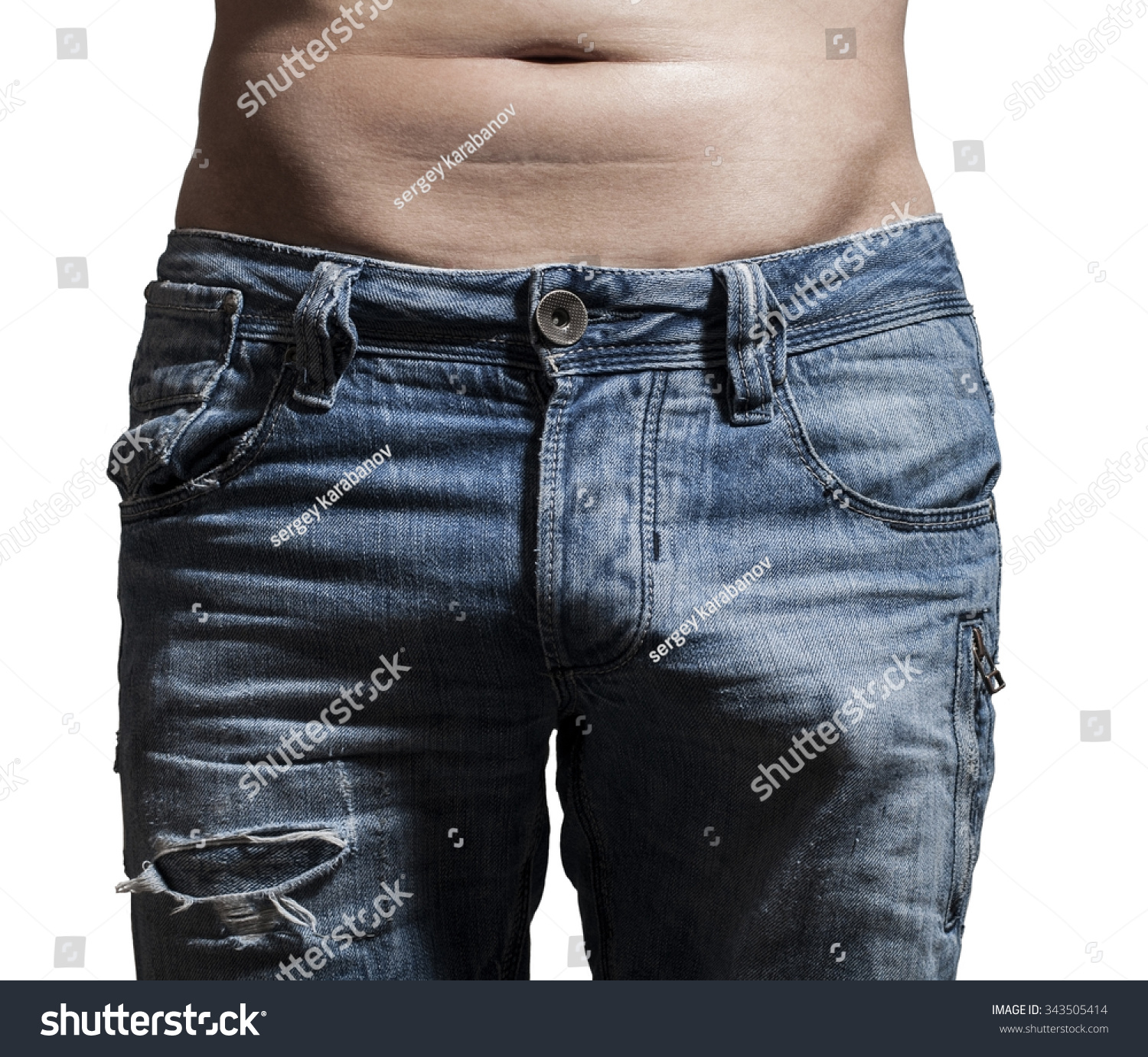 Photo De Stock Jeans Serrés Et Soulagement Dérection 343505414 Shutterstock 9285