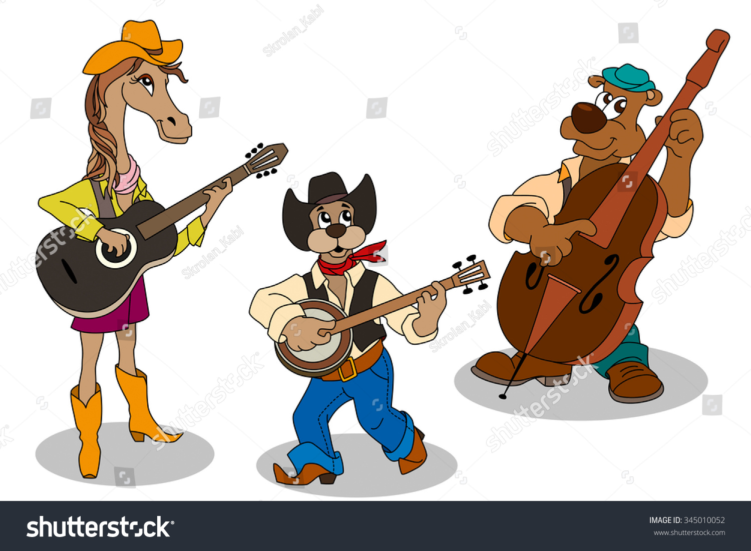 Животные играющие на музыкальных инструментах
