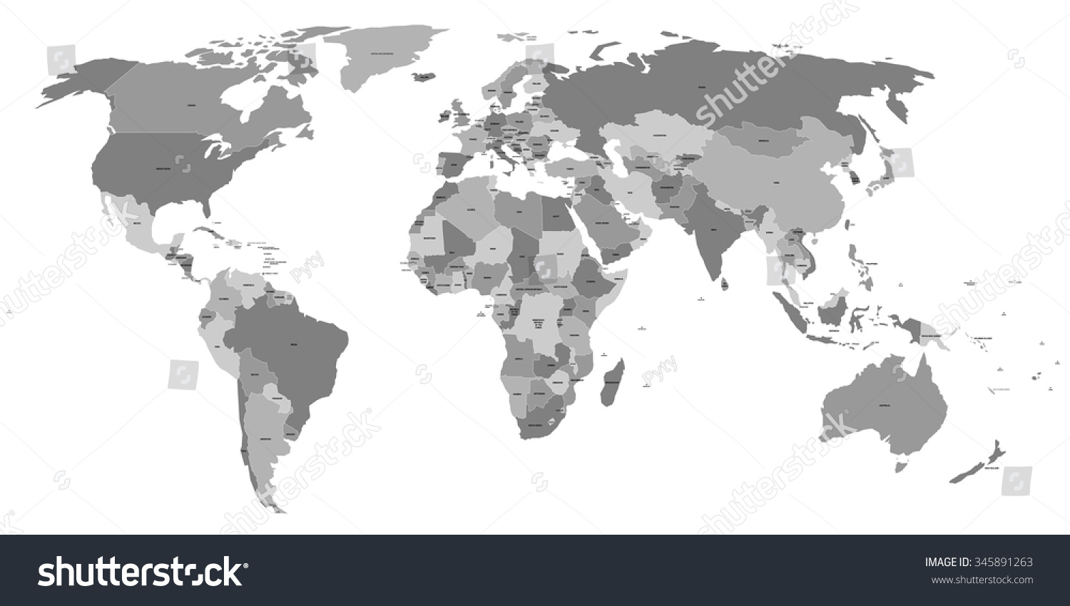 300 World Map Without Country Names Images Stock Photos And Vectors