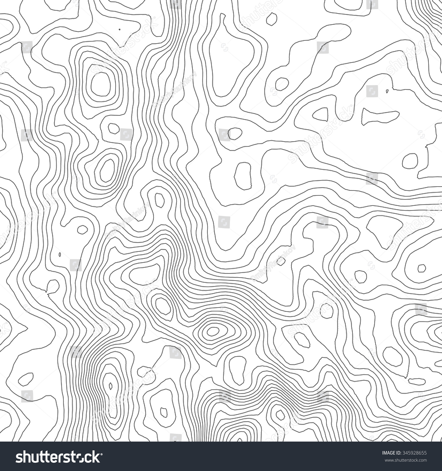 Topographic Map Background Space Your Copy Stock Vector (Royalty Free ...