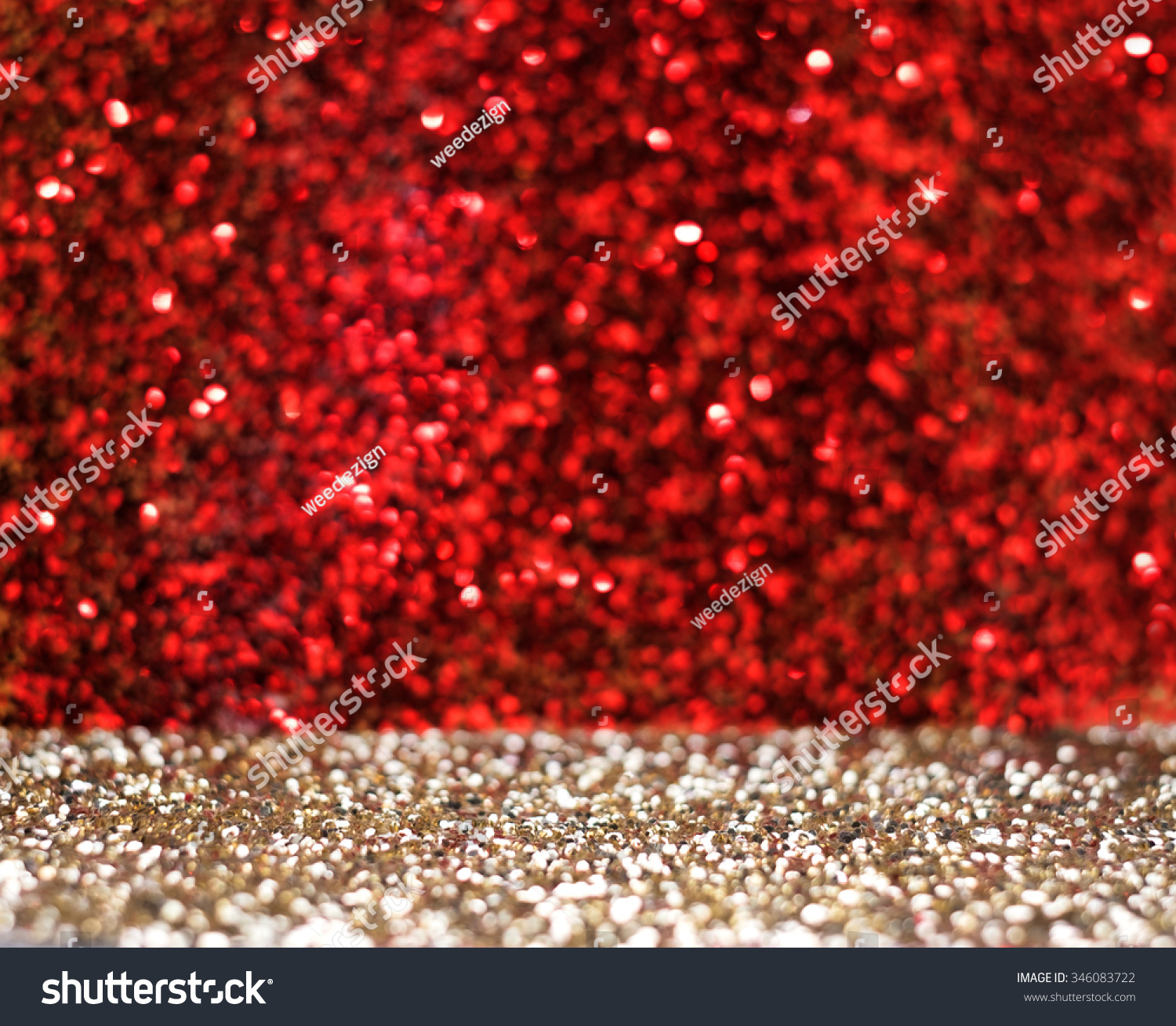 Red Gold Glitter Texture Background Holiday Stock Photo 346083722