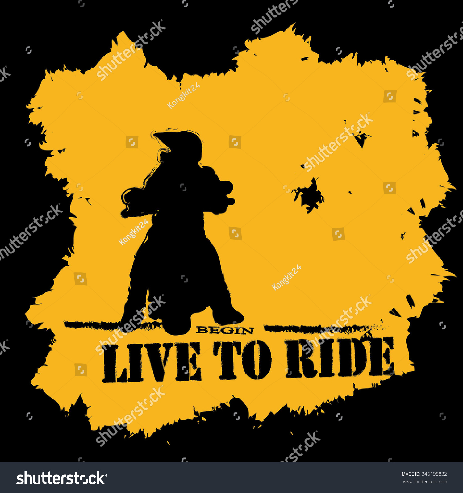 Ride Motorcycle Vector Stock Vector (Royalty Free) 346198832 | Shutterstock