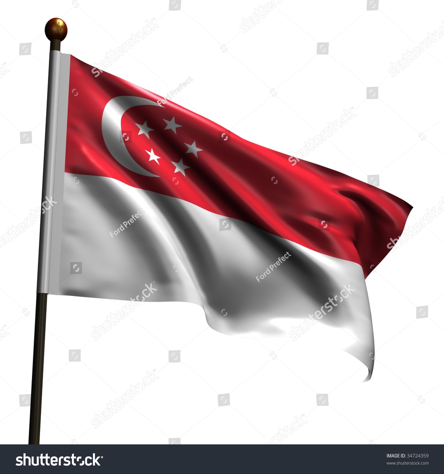 singapore flag high resolution