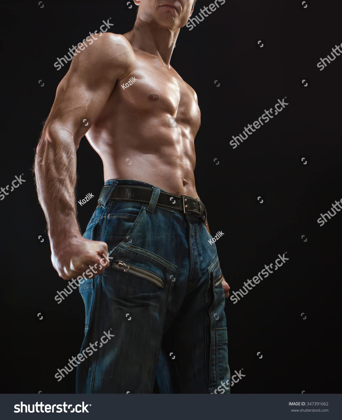 Chain Naked Torso Stock Photo Shutterstock