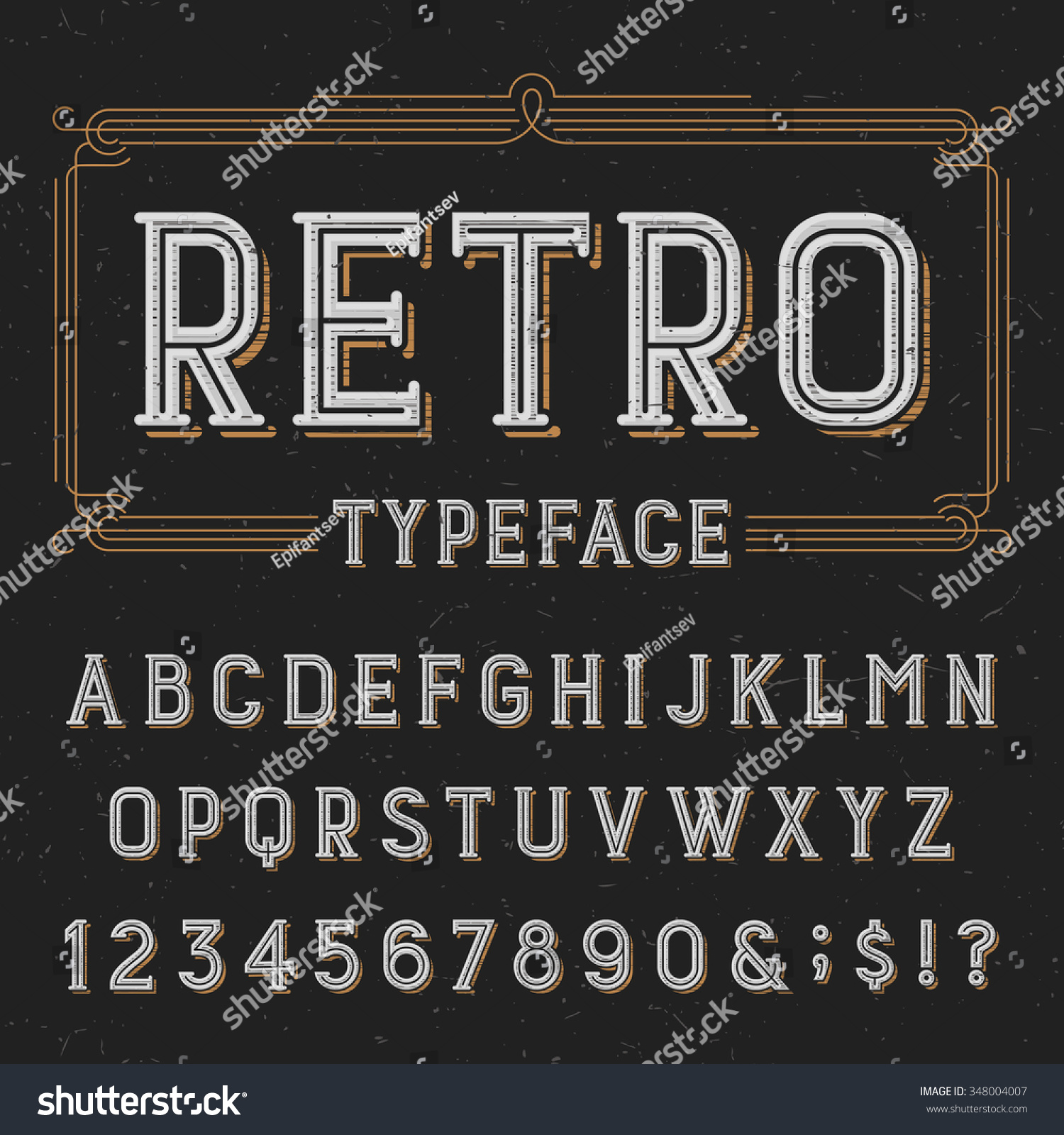 Typeset Distressed Overlay Texture Retro Vector Stock Vector (Royalty ...