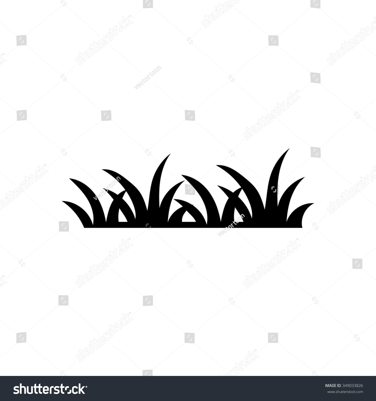 Grass Button Stock Vector (Royalty Free) 349033826 | Shutterstock