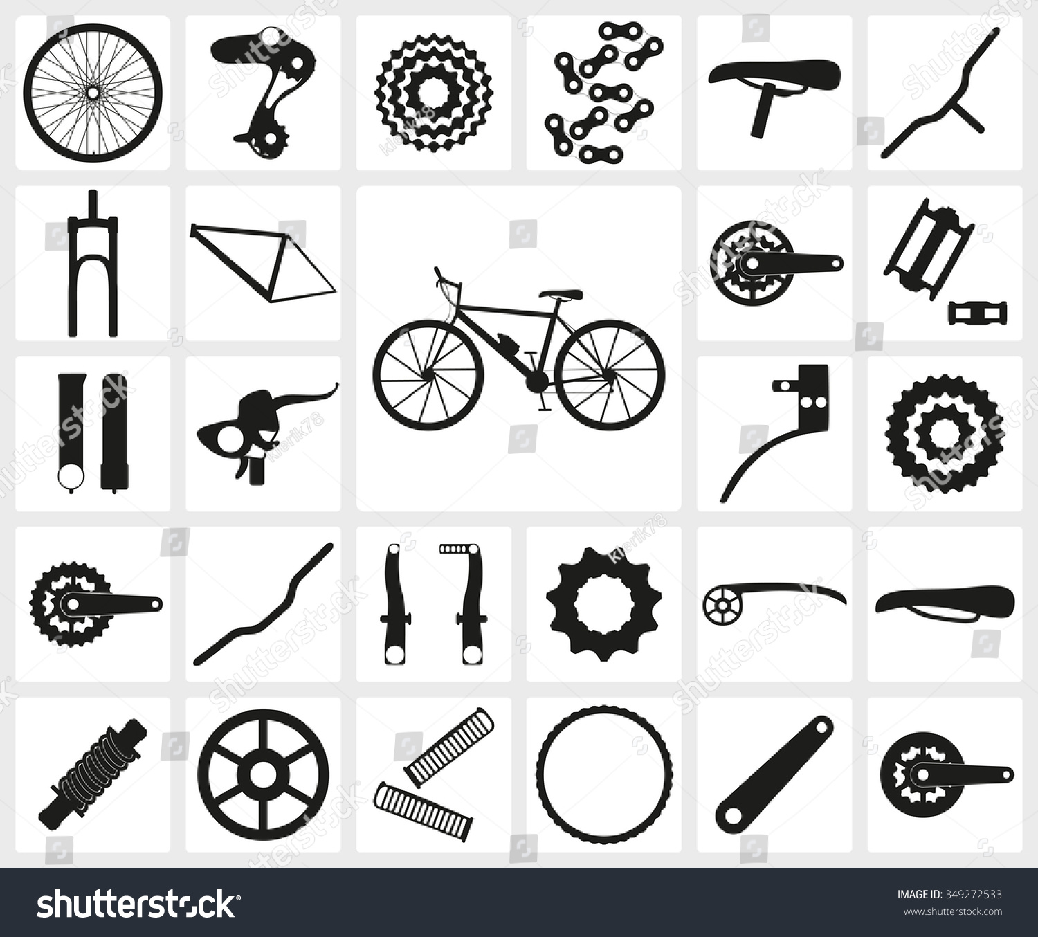 Велосипедные иконки