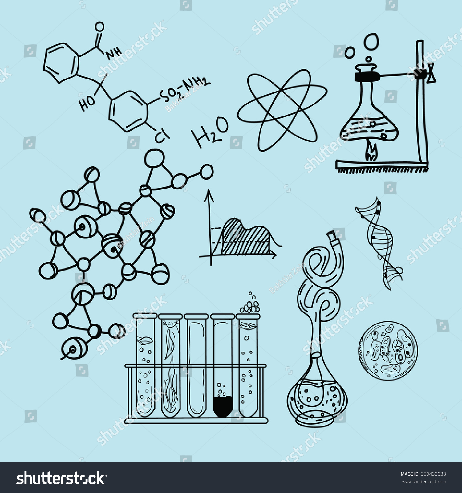 Оригинальный рисунок по химии