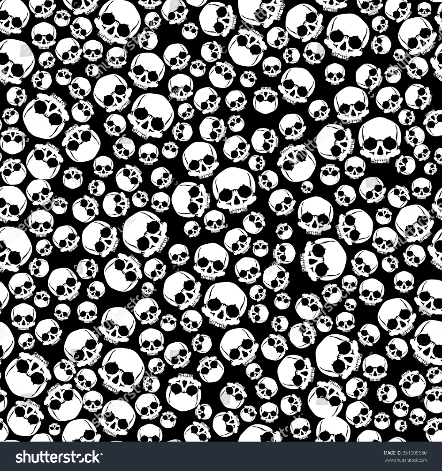 Pattern Pirate Skull Wallpaper Tattoo Parlor Stock Illustration ...