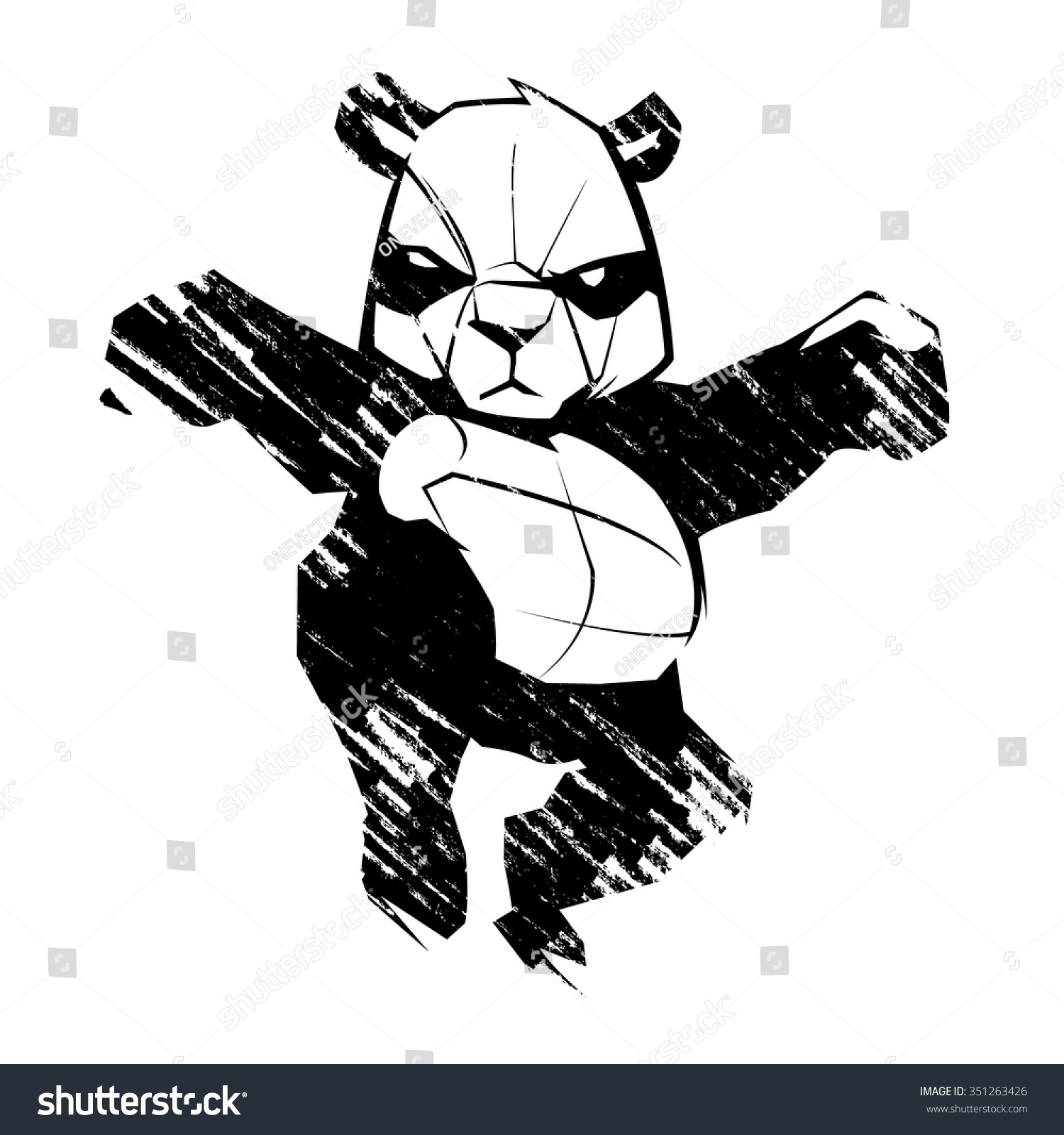 Злая Панда эскиз