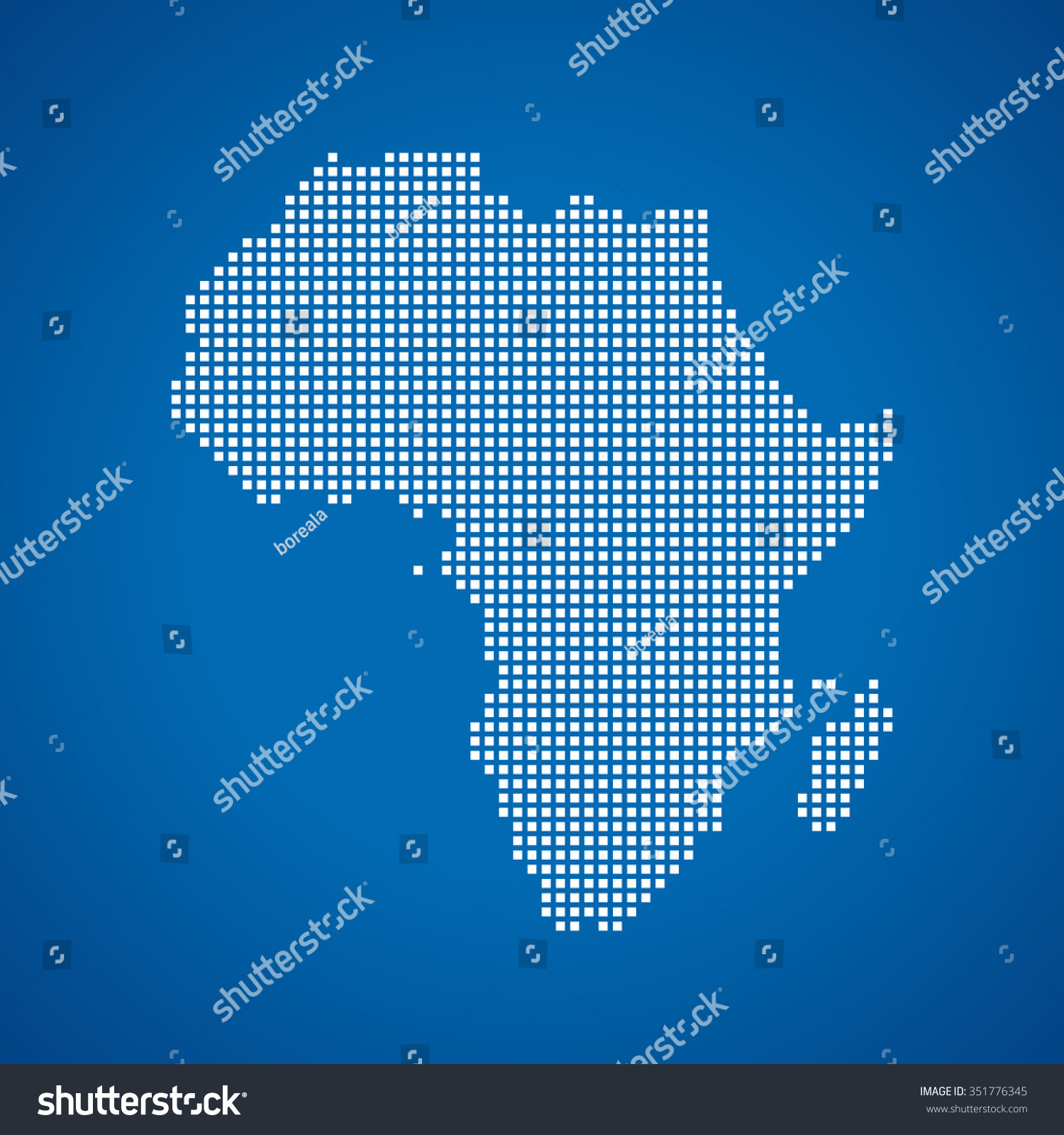 Map Africa Stock Vector Royalty Free 351776345 Shutterstock 6236
