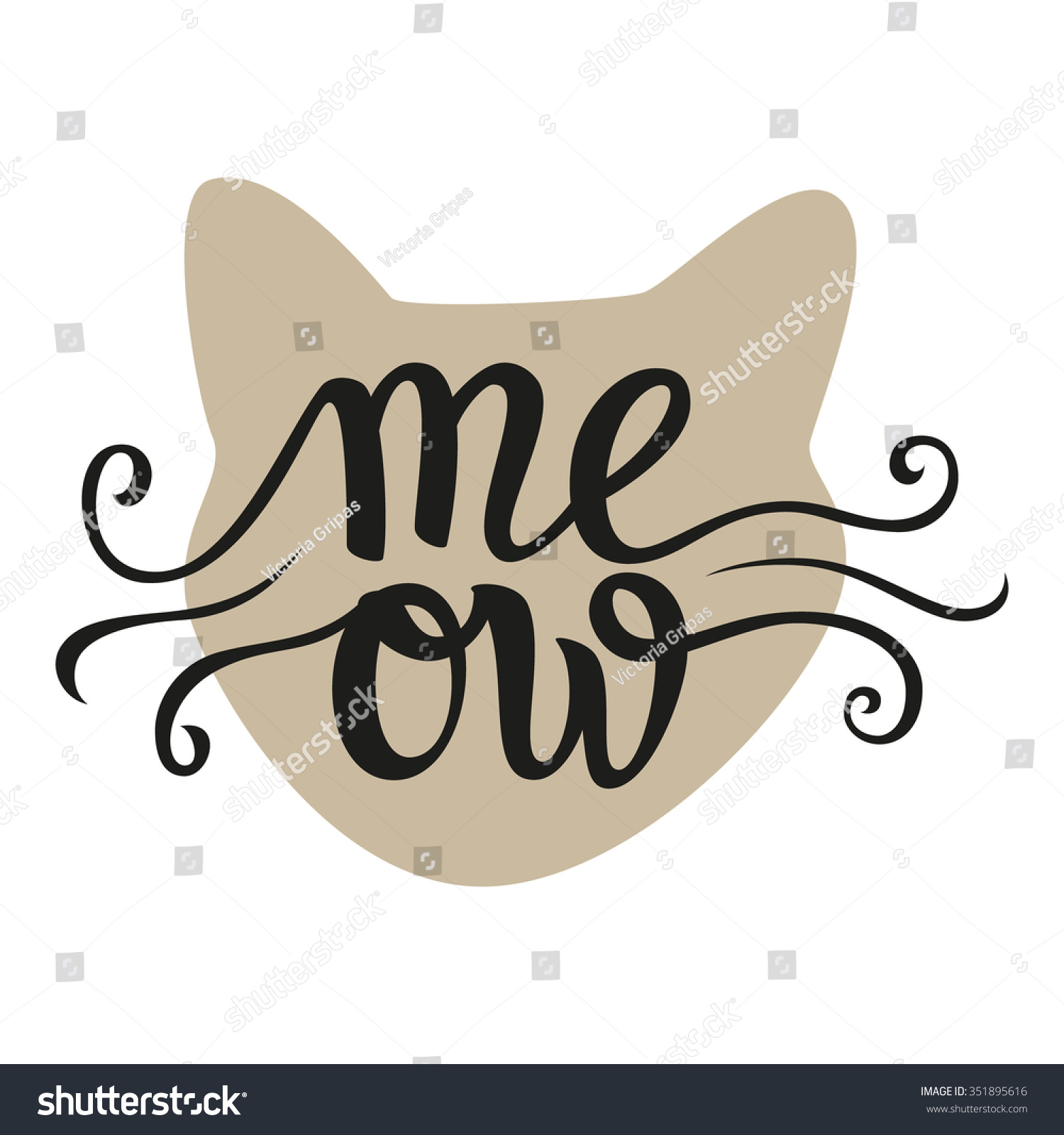 Lettering cat