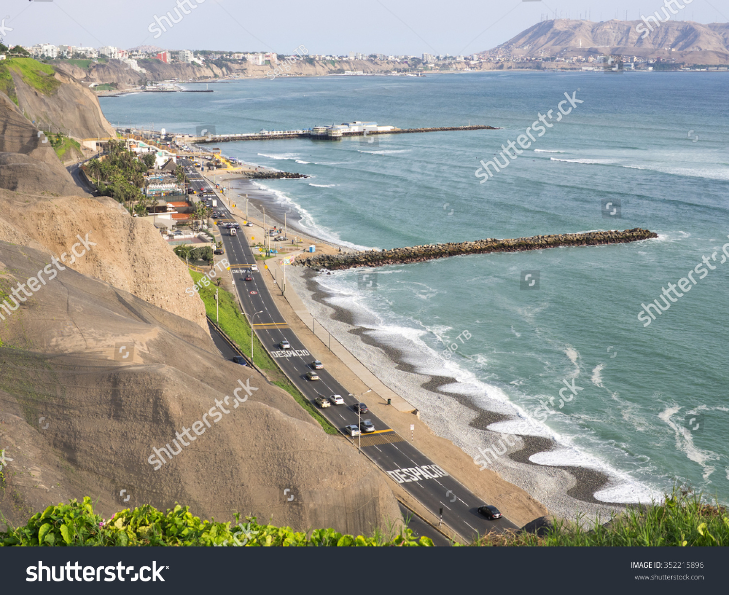 Circuito De Playas Beach Circuit Stock Photo 352215896 | Shutterstock