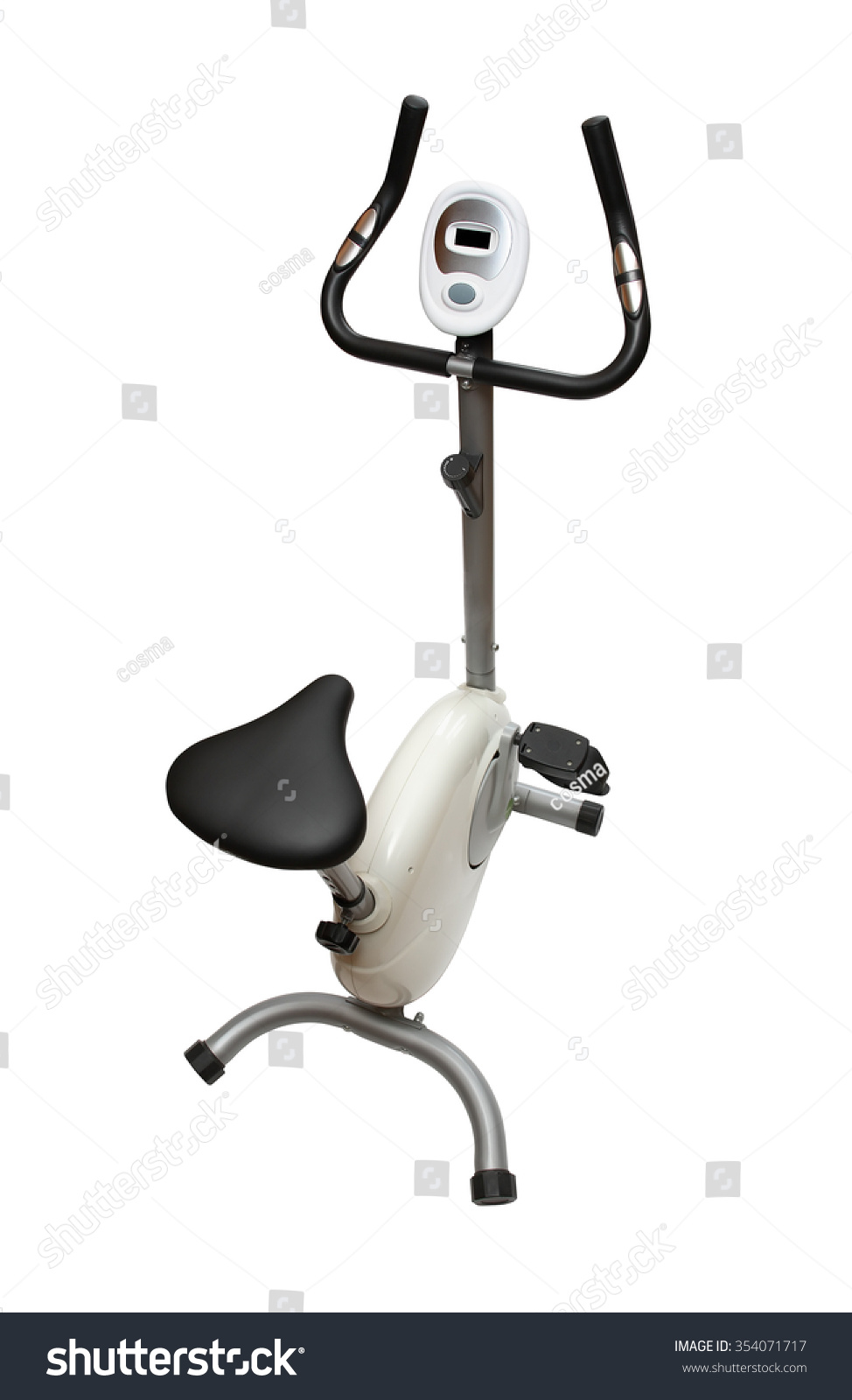 Exercise Bike Top View Isolated On Stock Photo 354071717 | Shutterstock