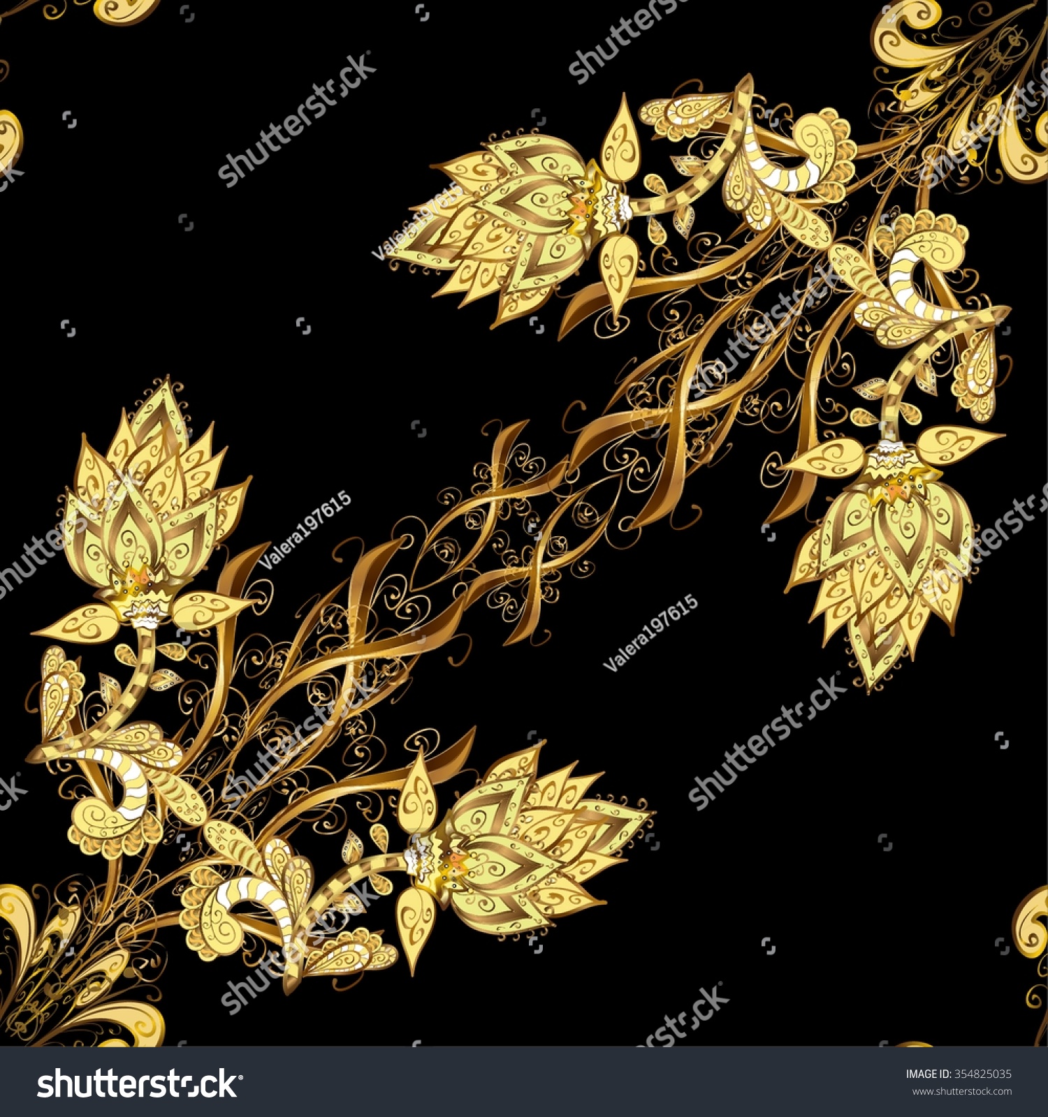 Abstract Beautiful Background Royal Damask Ornament Stock Vector Royalty Free 354825035 5577