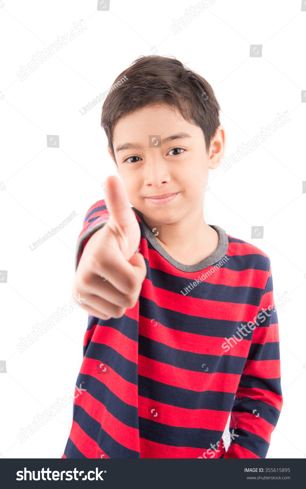 Little Boy Showing His Thumb On Stock Photo 355615895 | Shutterstock